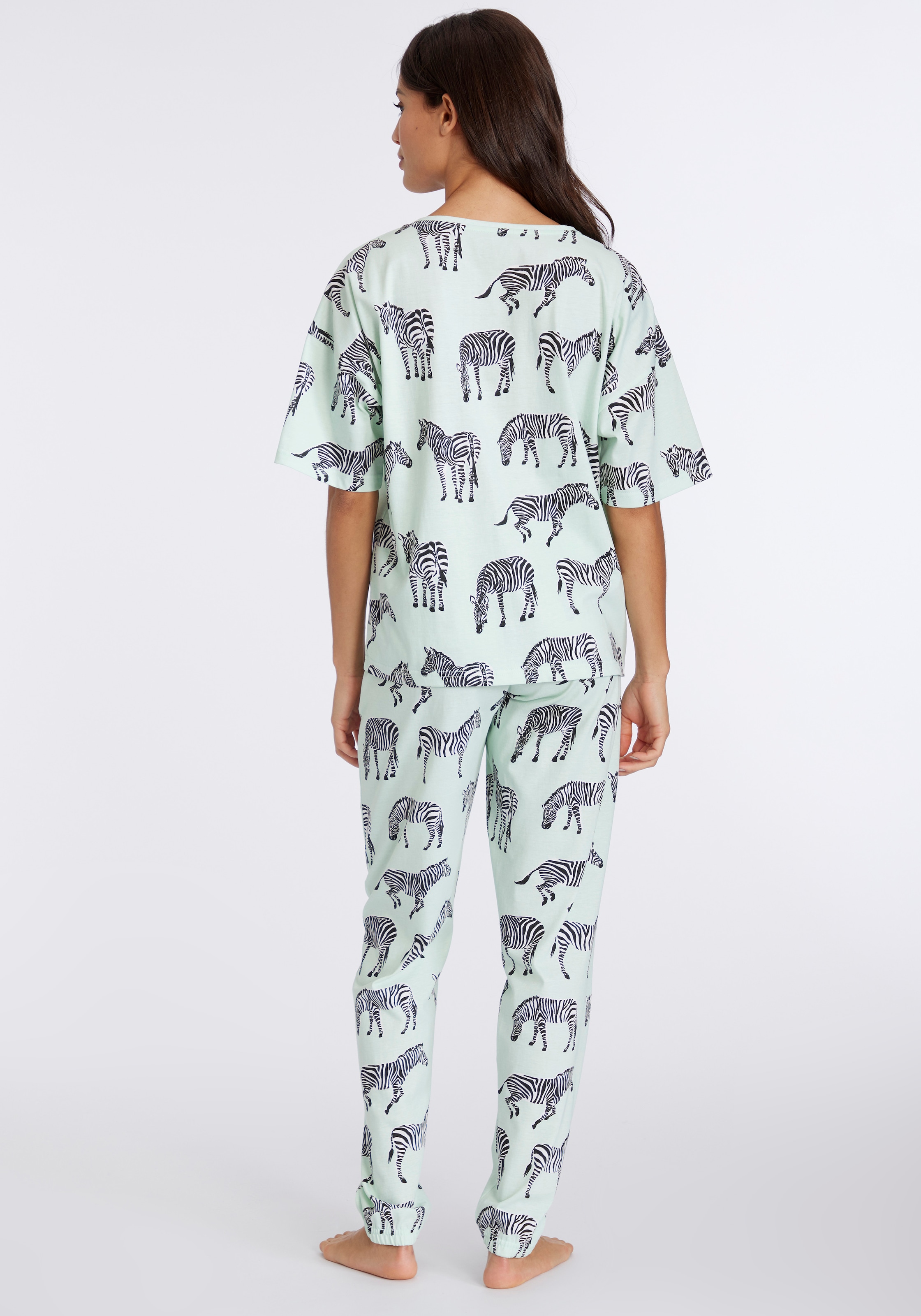 Vivance mt Dreams Animal Pyjama, online kaufen (2 Alloverprint tlg.),