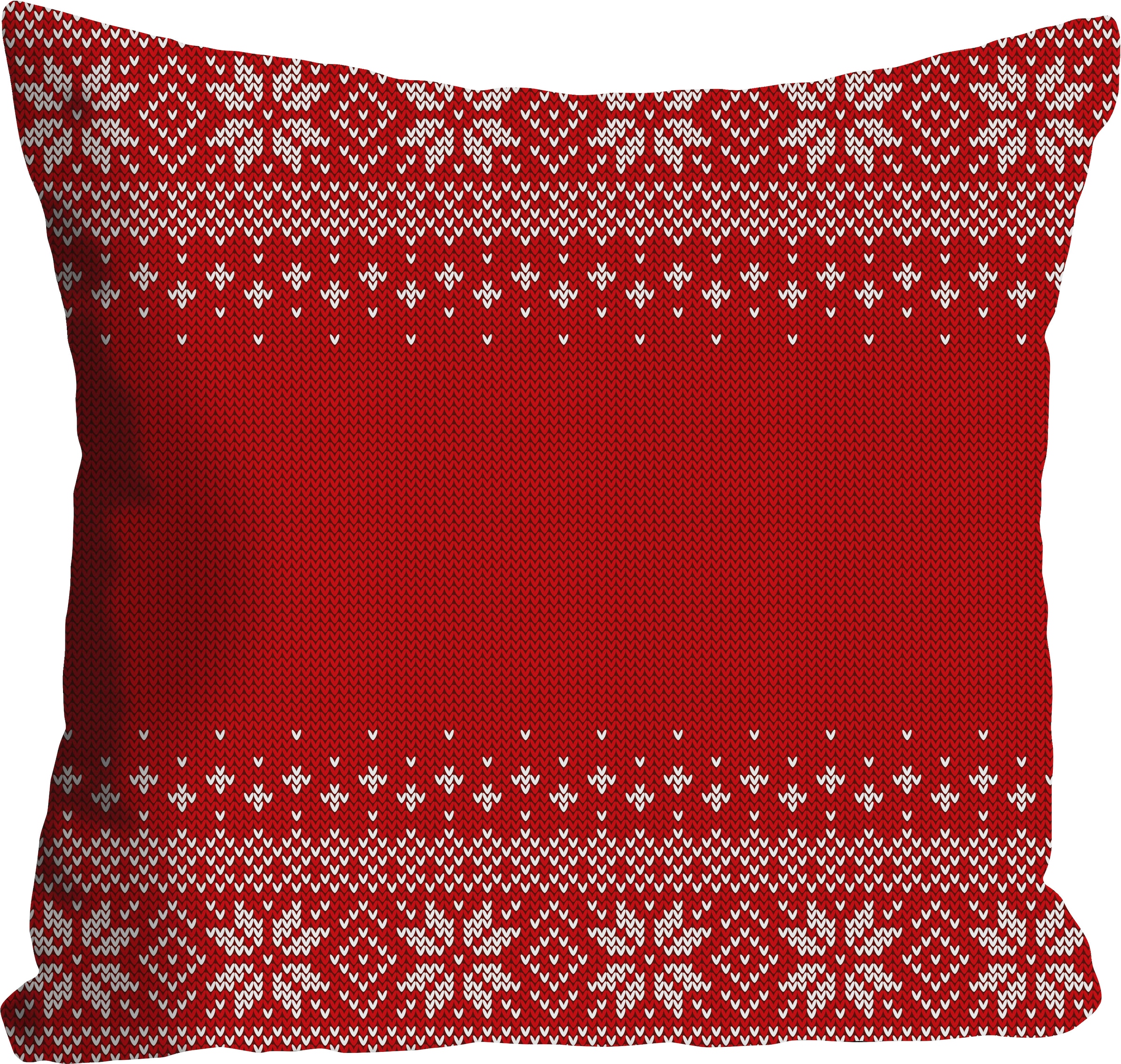 queence Dekokissen »Tabea«, Kissenhülle,Weihnachten,Rot,Festlich,Weihnachts günstig online kaufen