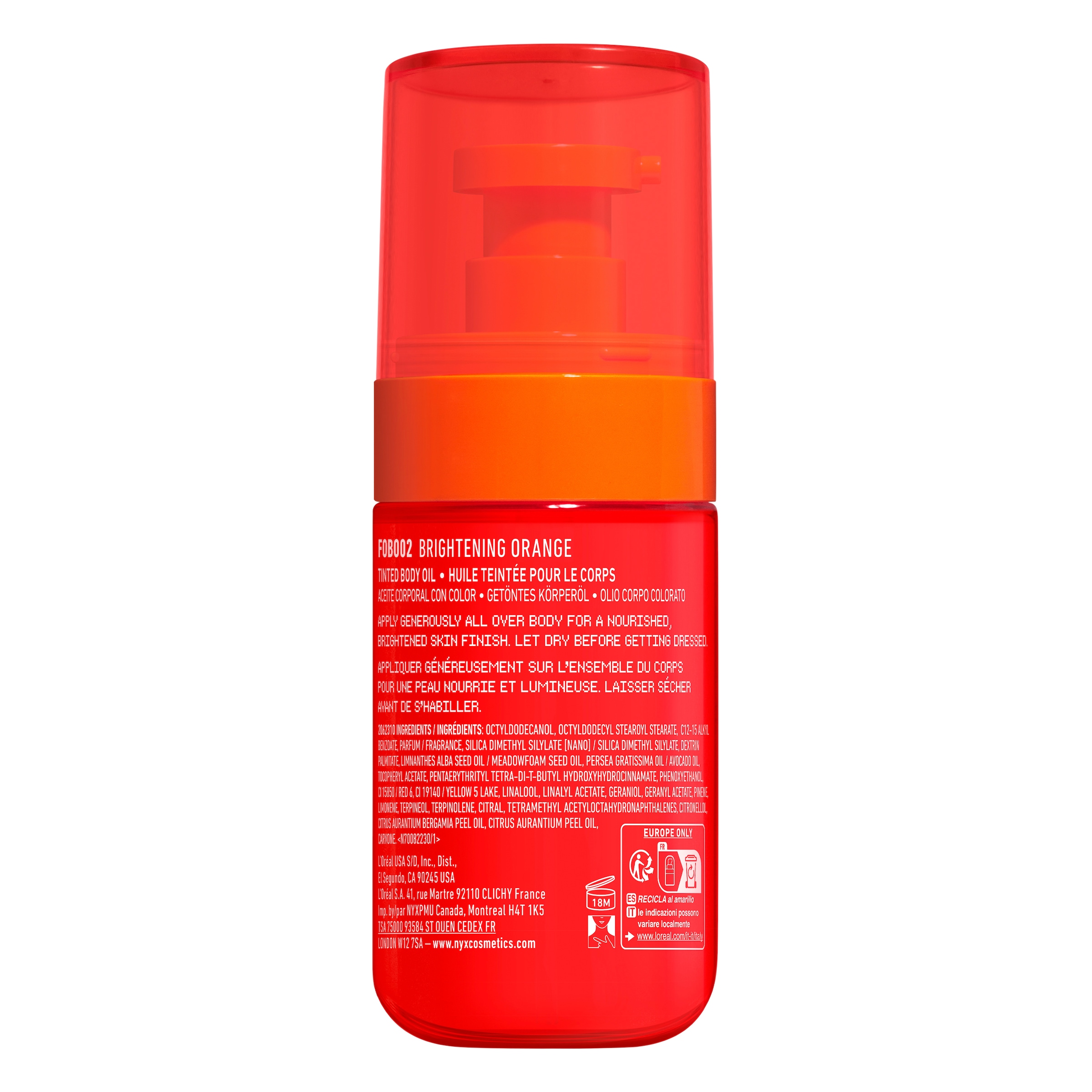 NYX PROFESSIONAL MAKEUP Körperöl »FAT OIL BODY OIL JUICY BOO« für strahlenden Glow am Körper