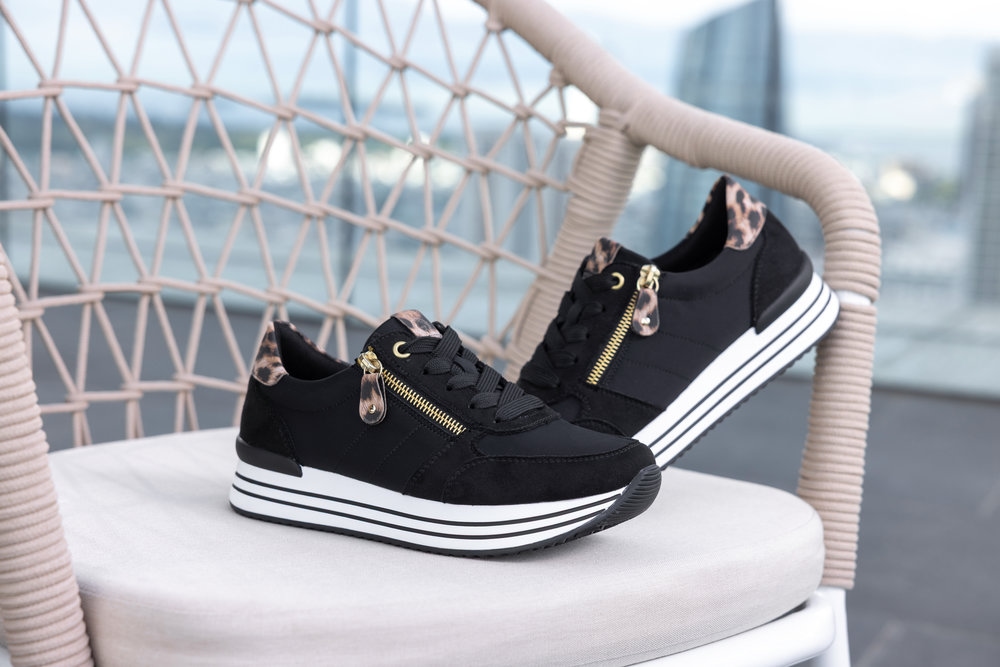 Remonte Plateausneaker  Freizeitschuh, Halbschuh, Schnürer mit seitlichem Reißverschluss