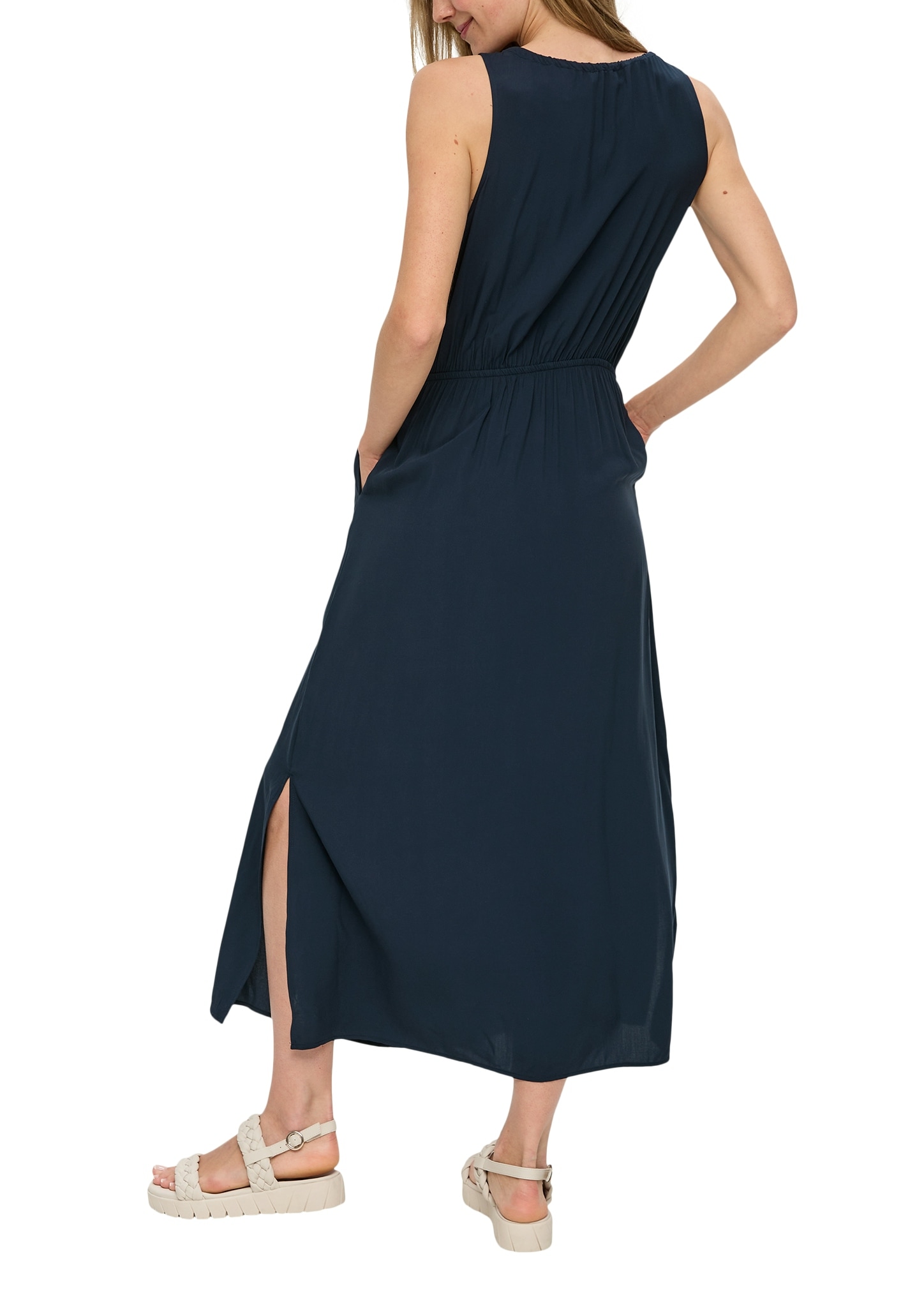 s.Oliver Maxikleid, mit stilvollem Bindeband