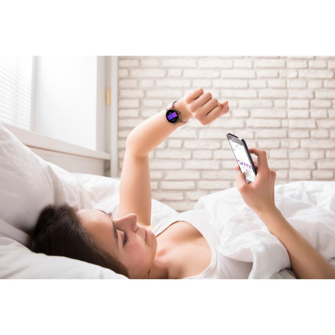 Hama Smartwatch »Smartwatch 4910 Damen Herren, Blutsauerstoffmessung, wasserdicht«, (wasserdicht)