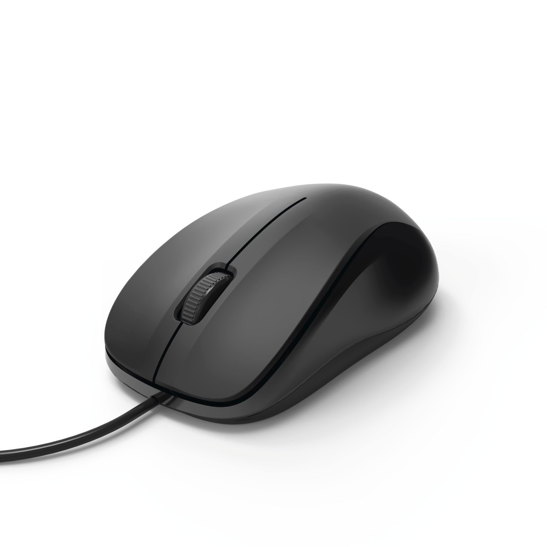 Hama Maus »Leise Computermaus mit Kabel, Rechtshänder und Linkshänder Maus«, Rechts- und Linkshänder/Standard, Flüsterleise