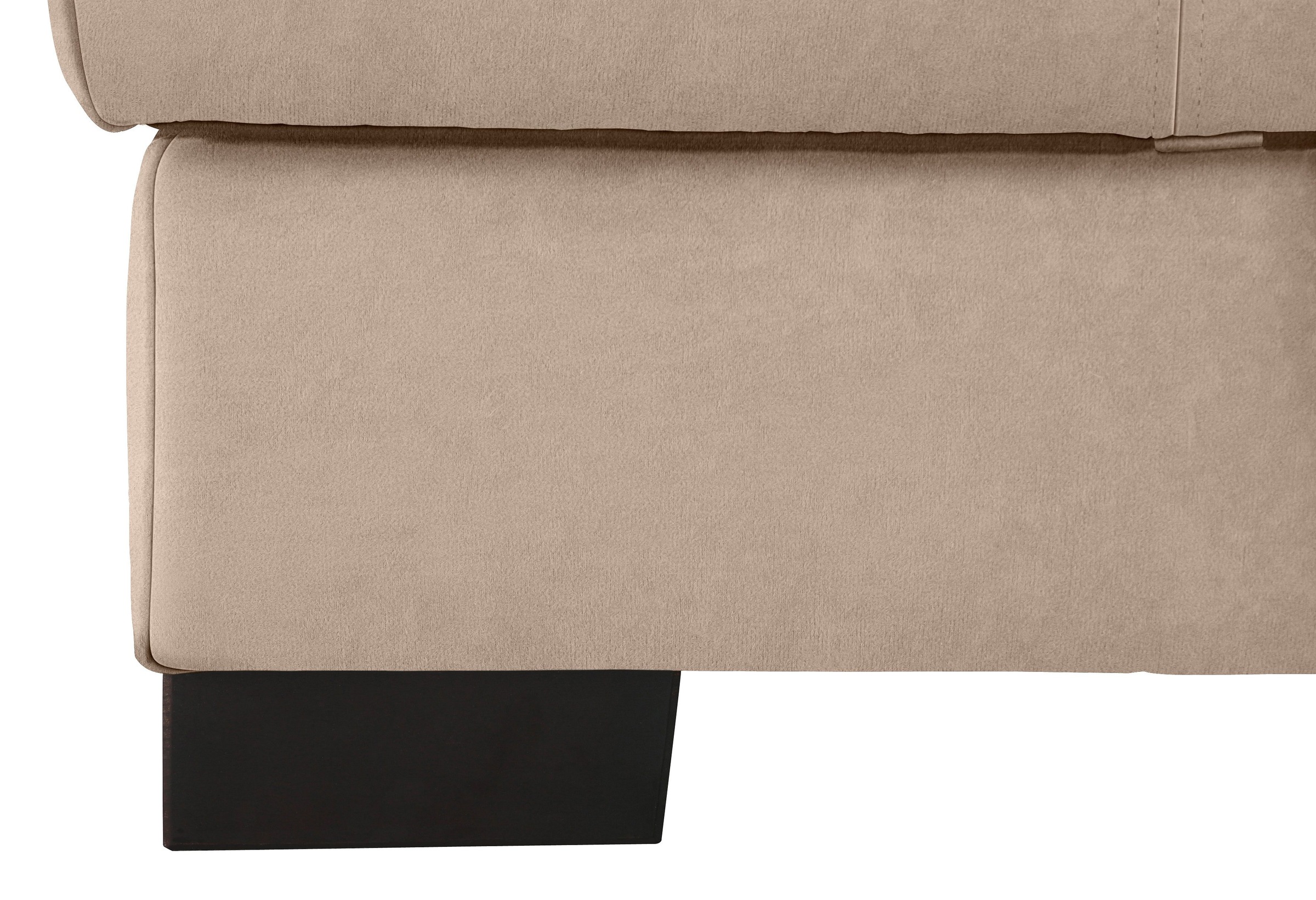 Home affaire Ecksofa »Falk klare Linien, elegant und zeitlos, L-Form«, mit Federkern und wahlweise mit Bettfunktion