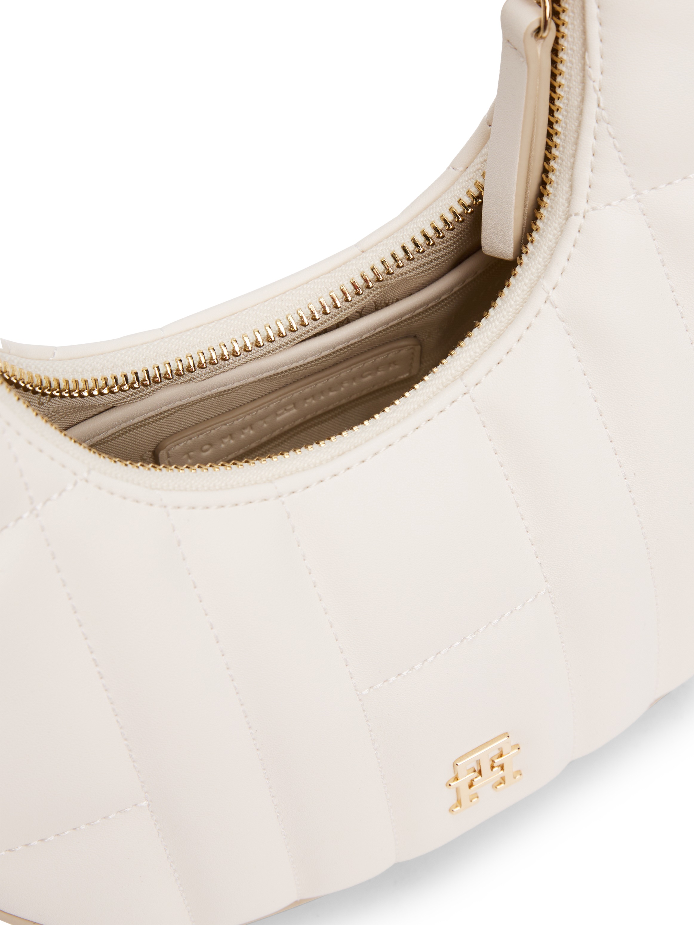 Tommy Hilfiger Schultertasche »TH FEMININE MOON CROSSOVER«, Damen Umhängetasche, Hobo, mit TH-Schmuckelement