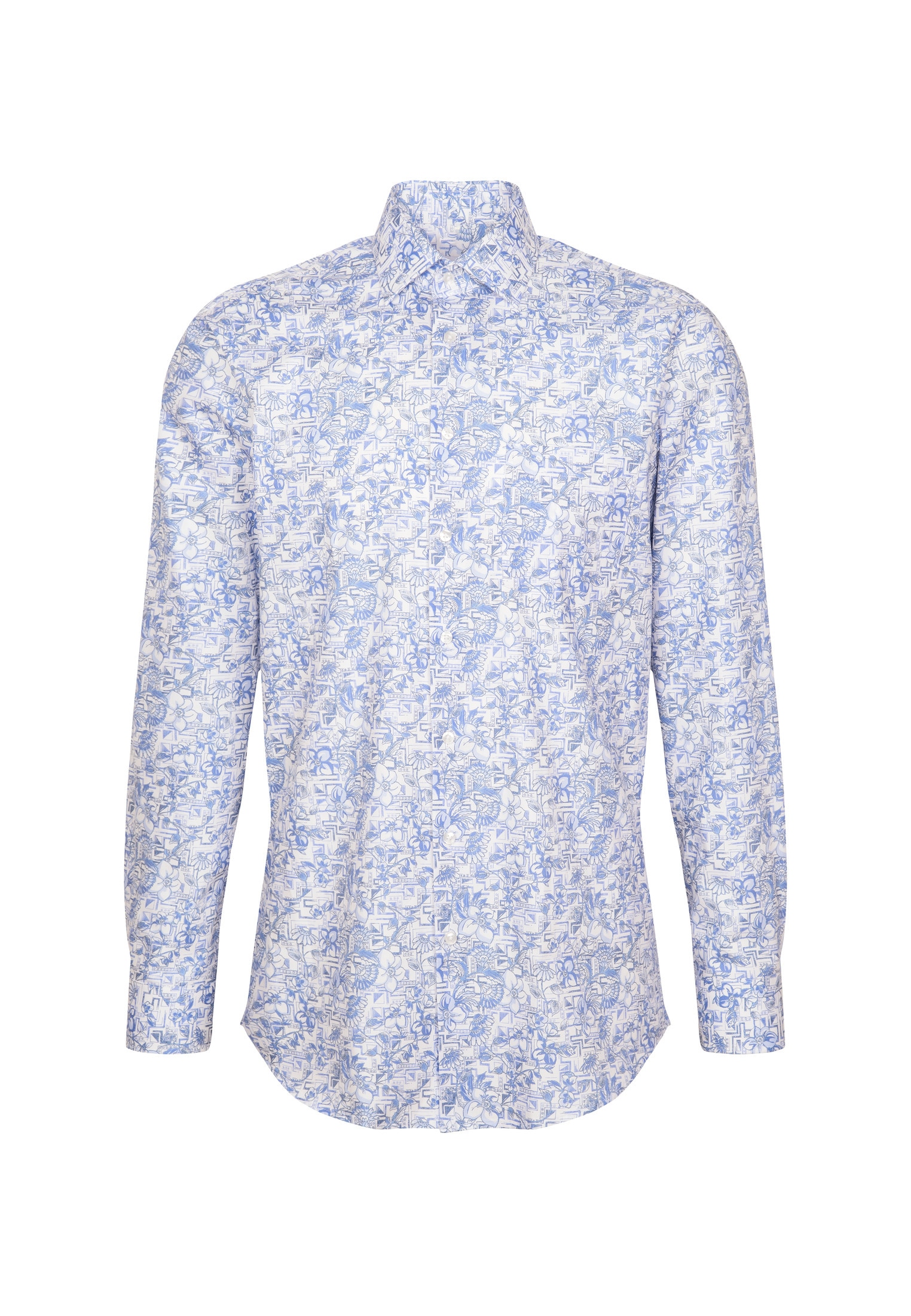 seidensticker Businesshemd »Regular« Regular 1/1 Kentkragen Floral