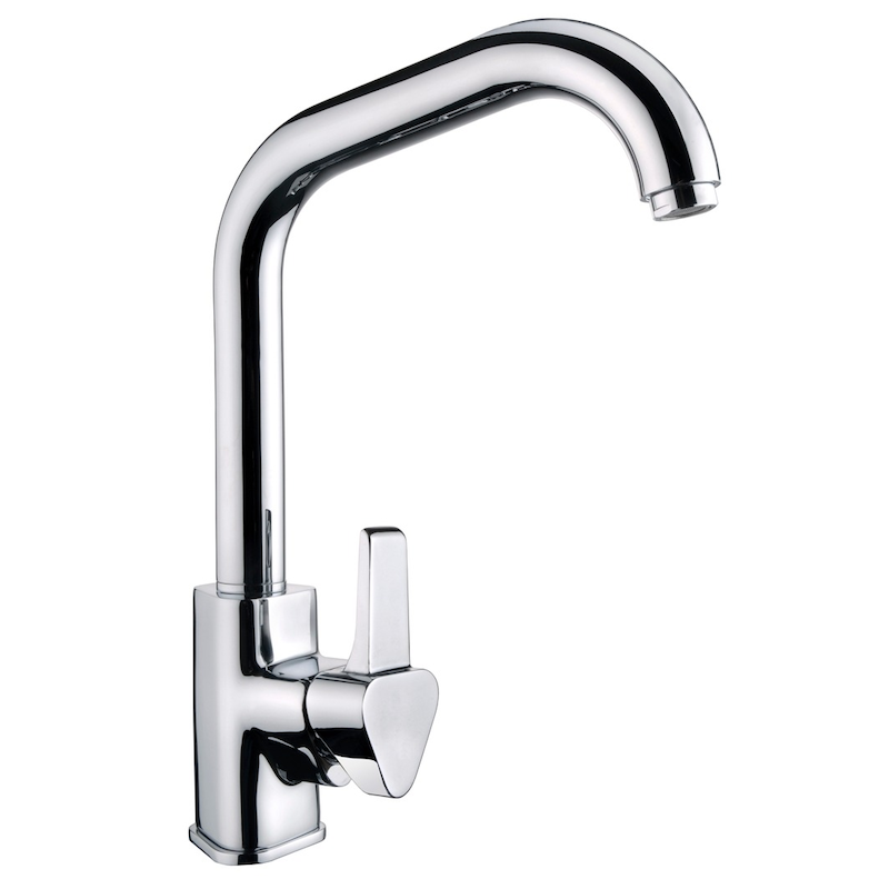 CORNAT Spültischarmatur »"Izola" - Hochwertiger Messingkörper - verchromt« schwenkbarer Auslauf / Hochdruck-Armatur / Küchenarmatur / Wasserhahn chrom