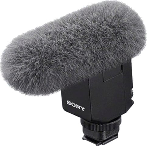 Sony Mikrofon »Shotgun-Mikrofon ECM-B10 (Kompakt, Kabellos, Batterielos)«, (1 tlg.)