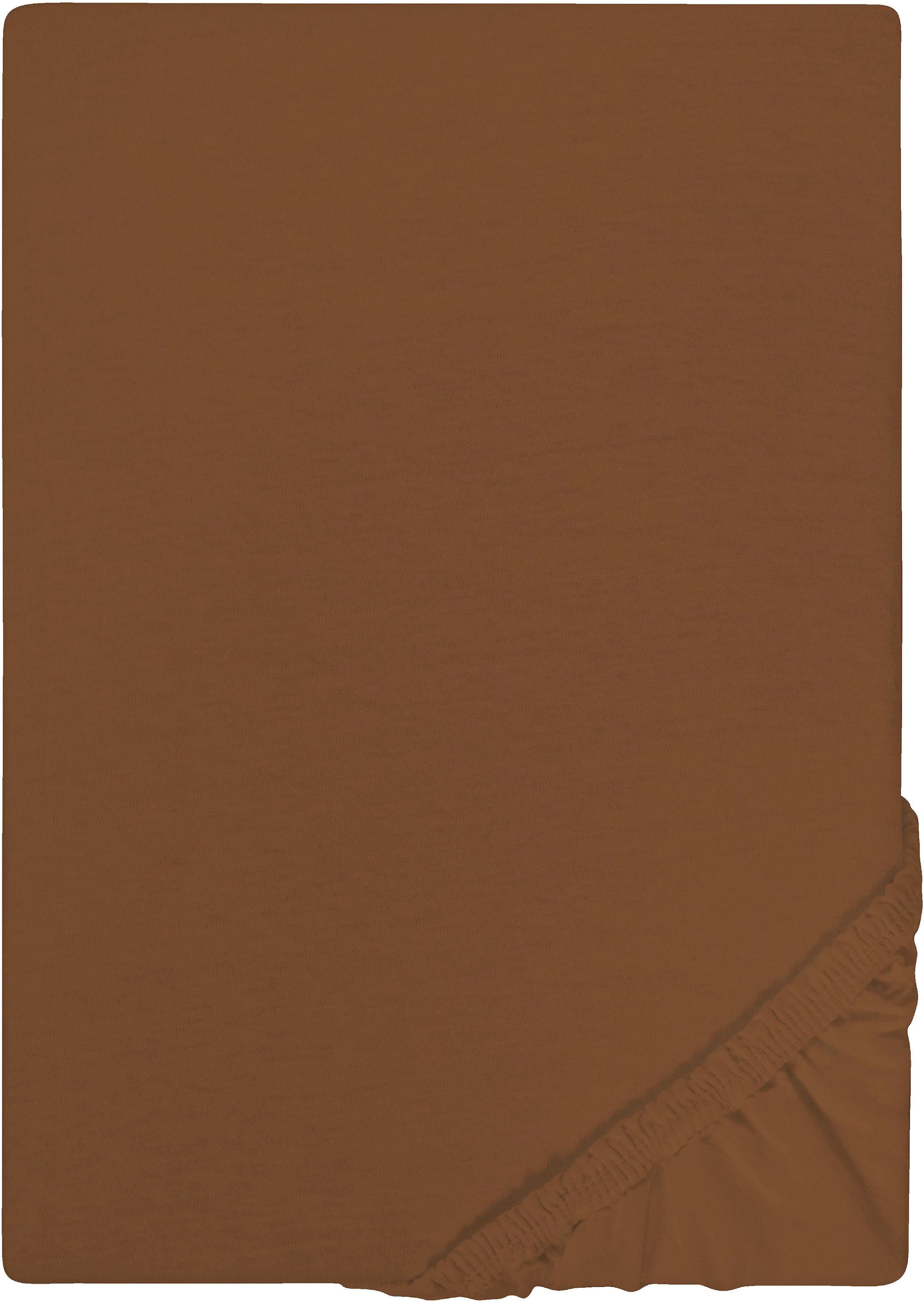 Castell - Markenbettwäsche Spannbettlaken »Jersey in Gr. 90x200, 140x200 oder 180x200 cm«, aus Baumwolle, für Matratzen bis 22 cm Höhe, Bettlaken, Spannbetttuch