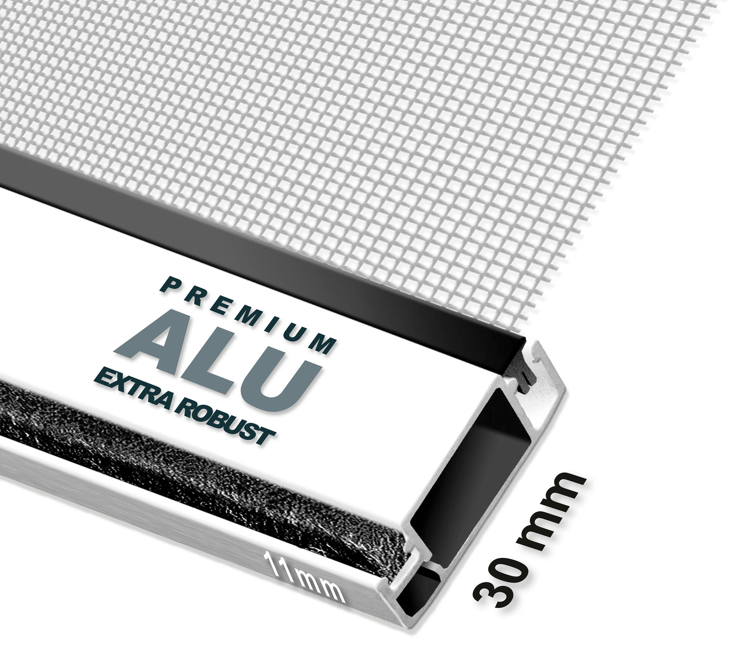 SCHELLENBERG Insektenschutz-Fensterrahmen »Fliegengitter Fenster Premium« Set, 1 Stk. tlg. mit Rahmen aus Aluminium in anthrazit und weiß, 140 x 150 cm