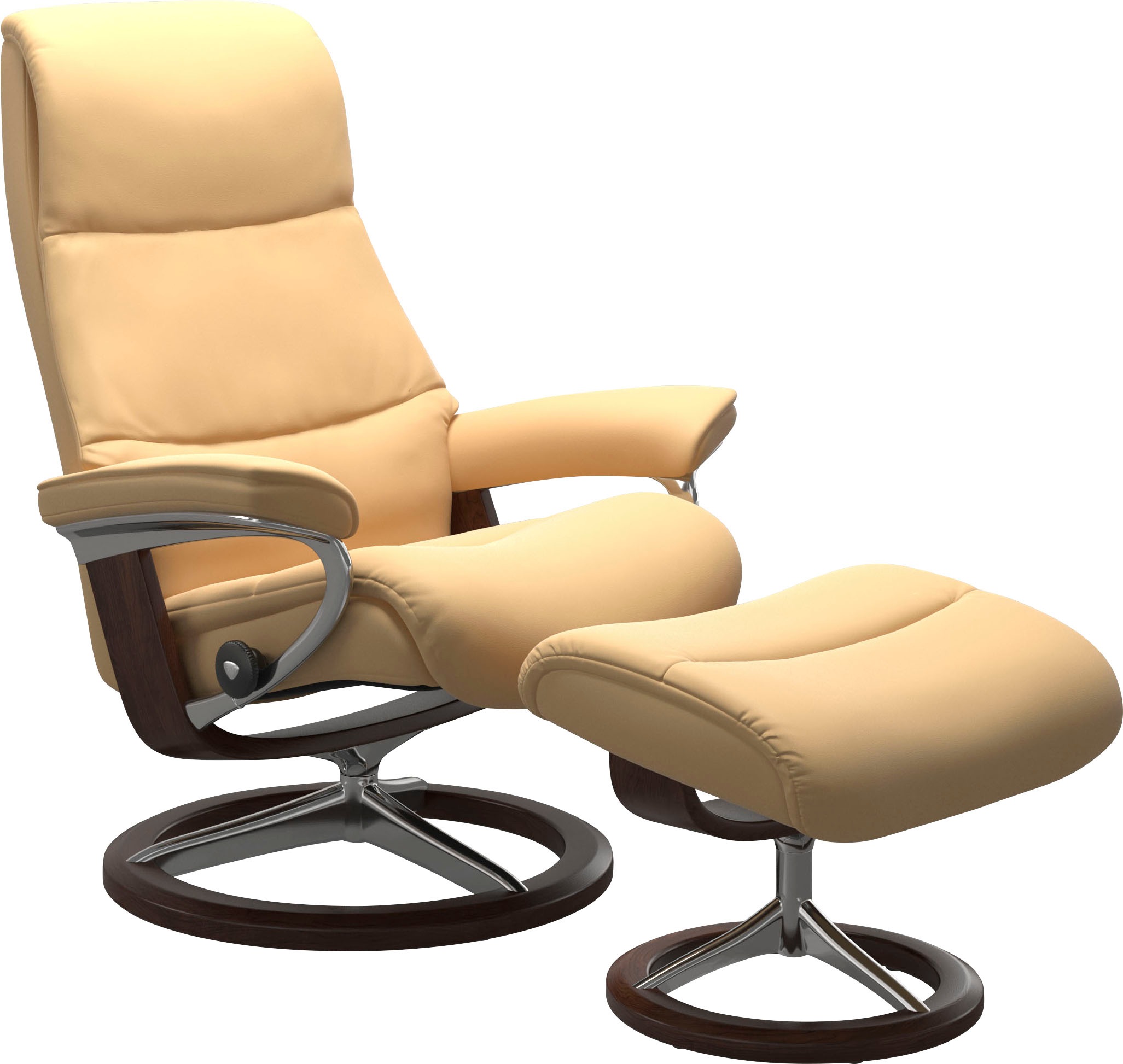 Stressless® Fußhocker »View«, mit Signature Base,Gestell Braun