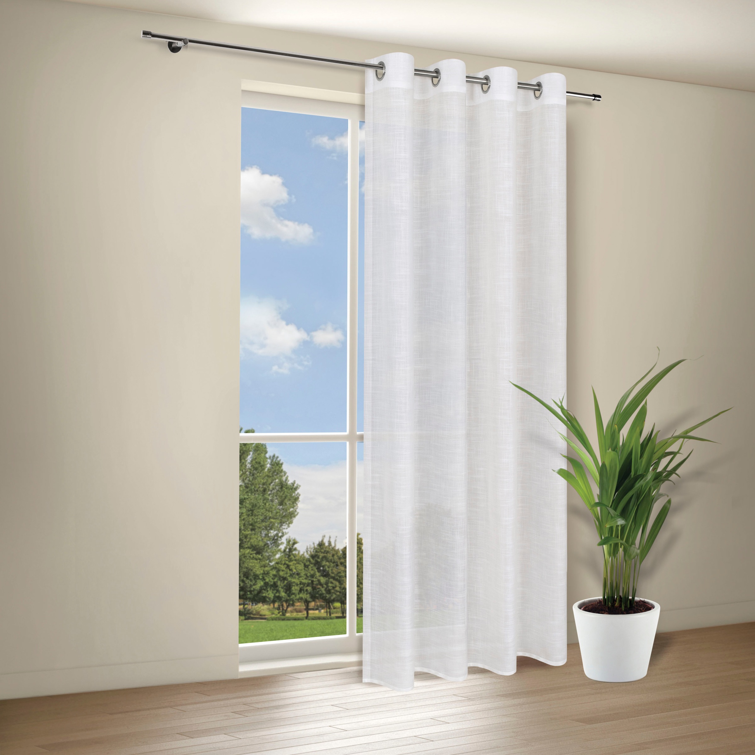 Gerster Gardine »Kenda« Ösen 1 Stk. tlg. SB-Ösenschal "Kenda" günstig online kaufen