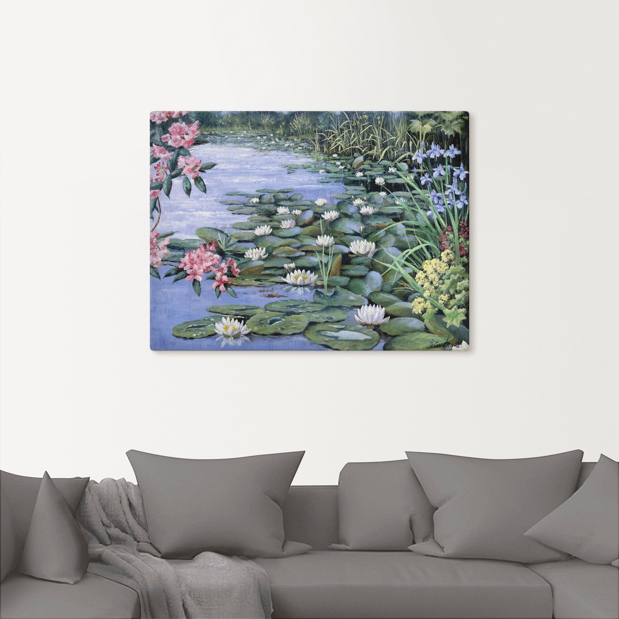 Artland Leinwandbild »Der See« Gewässer 1 Stk. tlg. auf Keilrahmen gespannt günstig online kaufen