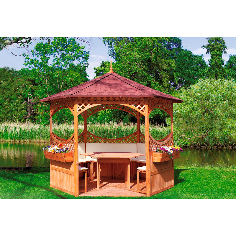 PROMADINO Blumenkasten für Pavillon »Palma« und »Marburg«, BxTxH: 108x22x19 cm braun