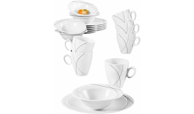 Seltmann Weiden Frühstücks-Geschirrset »Trio Highline«, (Set, 18 tlg.),... kaufen