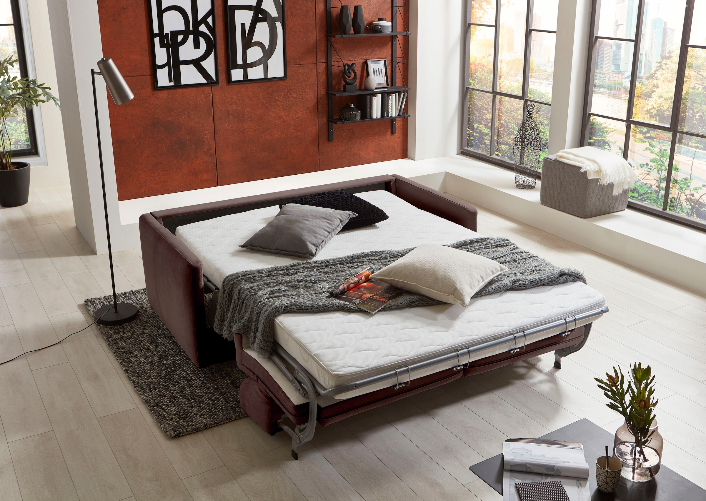 ATLANTIC home collection Schlafsofa »Limone« für Dauerschläfer geeignet ink günstig online kaufen