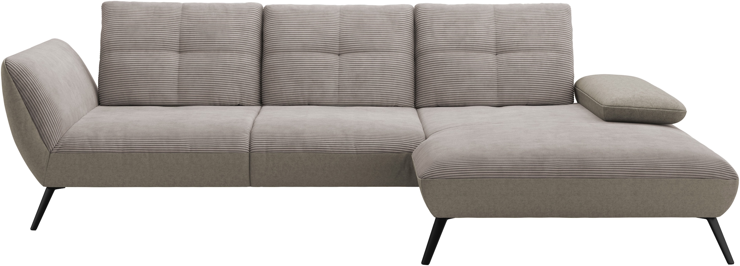 Places of Style Ecksofa »Mikado L-Form«, inkl. Sitztiefenverstellung und Armteilverstellung