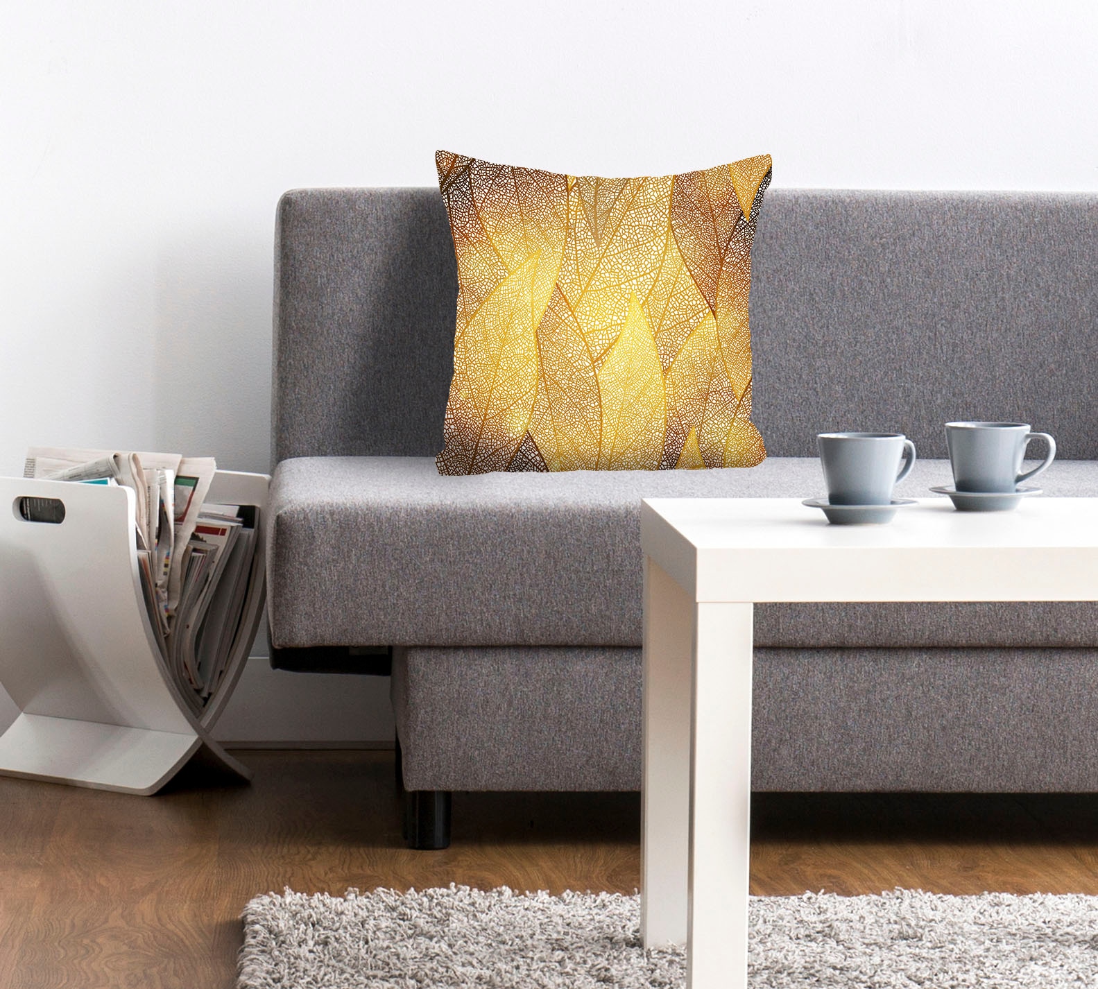 queence Dekokissen »Filia«, Kissenhülle,Goldene Herbstblätter,Herbst,Naturm günstig online kaufen