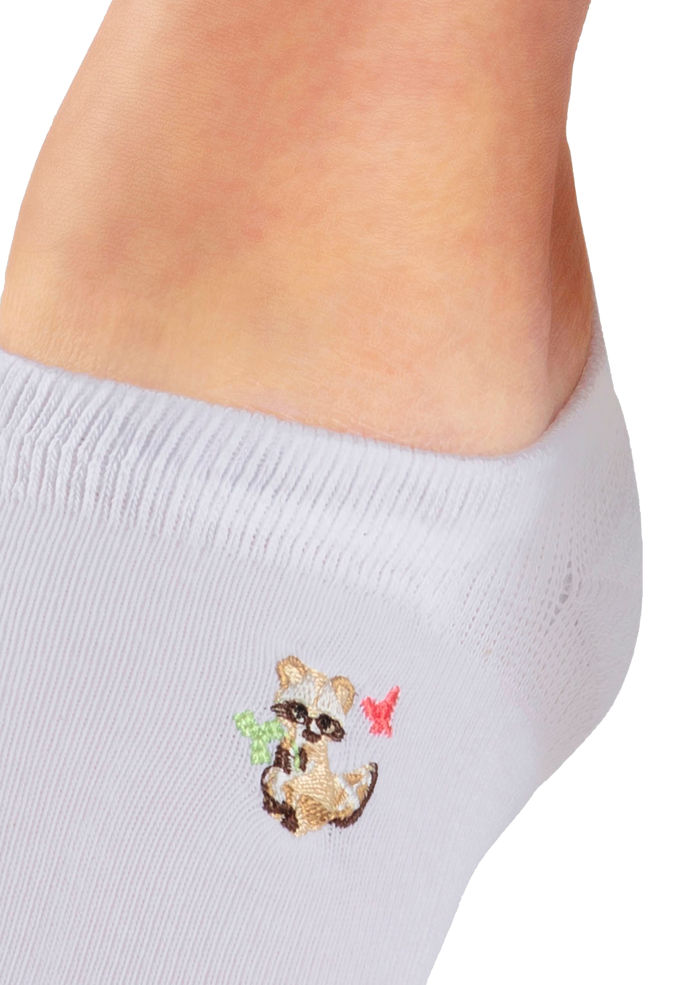 H.I.S Sneakersocken Packung, 5 Paar tlg. mit kleiner Stickerei