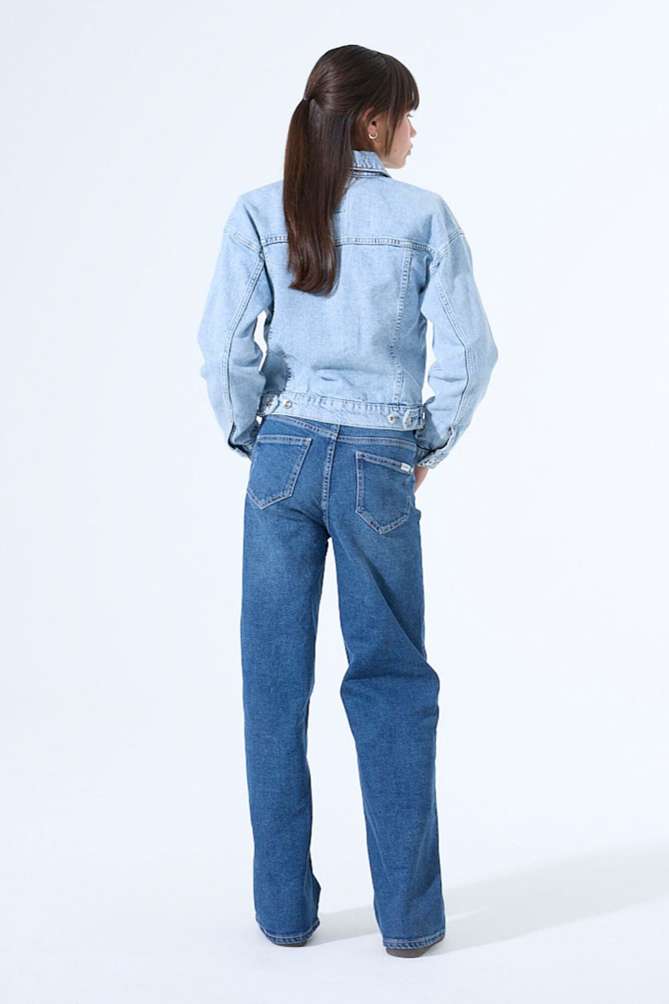 Garcia Jeansjacke ohne Kapuze mit Stretch und Knopfleiste