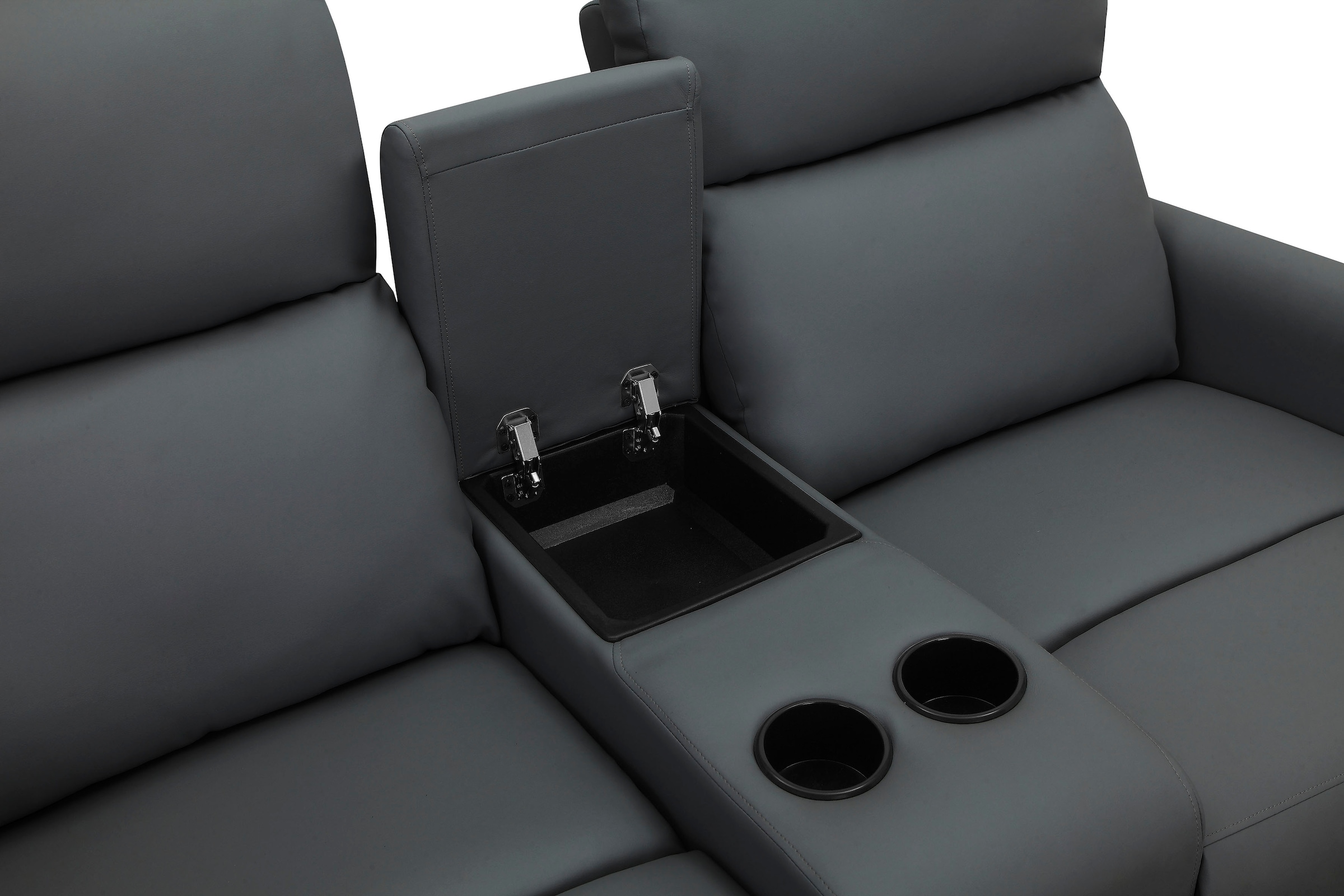 Home affaire 2-Sitzer »Daoulas, 2er-Kinosofa, TV-Sessel, Multimedia-Sofa«, Kinosofa mit Relaxfunktion, Getränkehalter und Stauraum