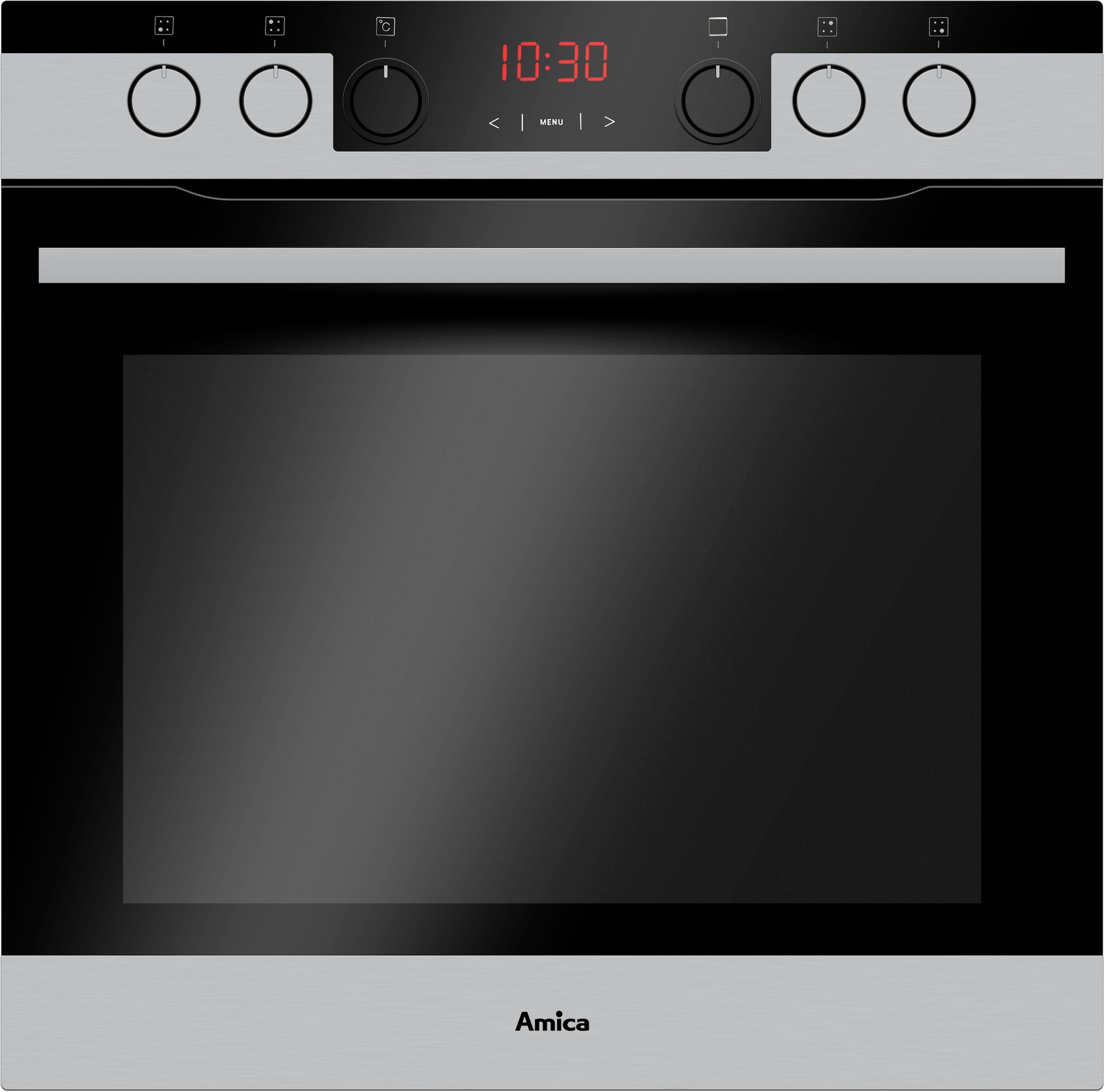 Amica Elektro-Herd-Set »EHCX 934 600 E«, mit 1-fach-Teleskopauszug, Steam Clean, SteamClean