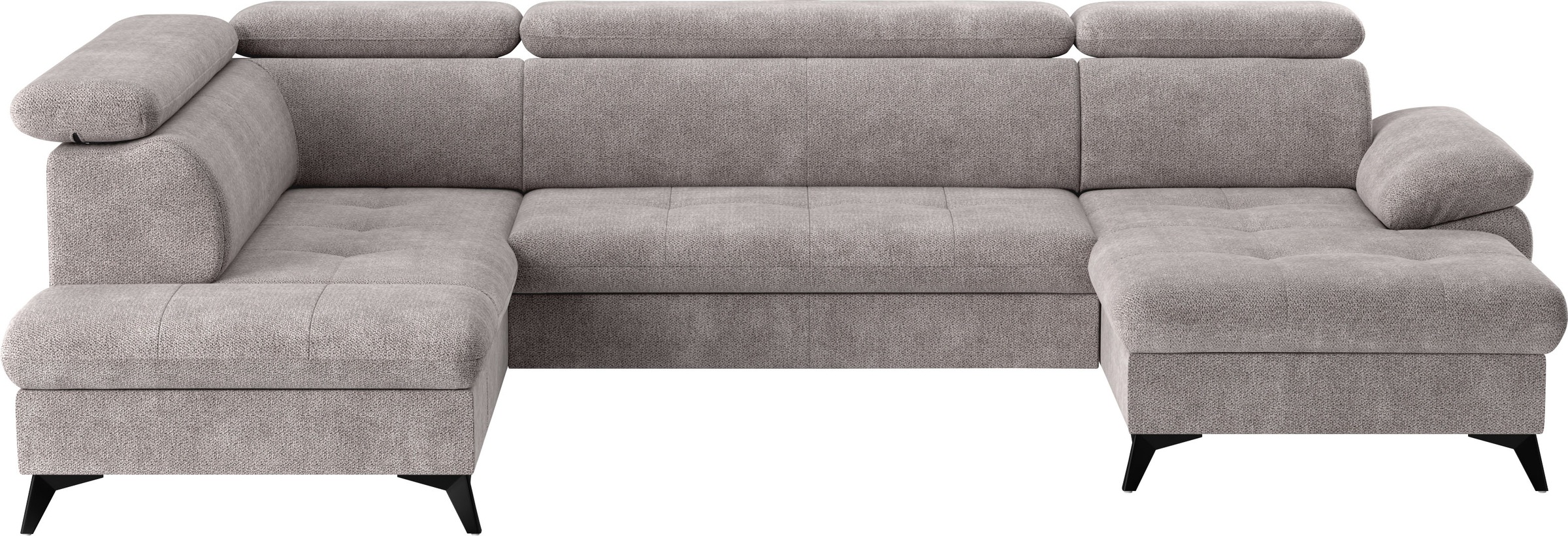 COTTA Wohnlandschaft »Hudson U-Form«, mit Kopfteilverstellung, wahlweise mit Bettfunktion & Bettkasten