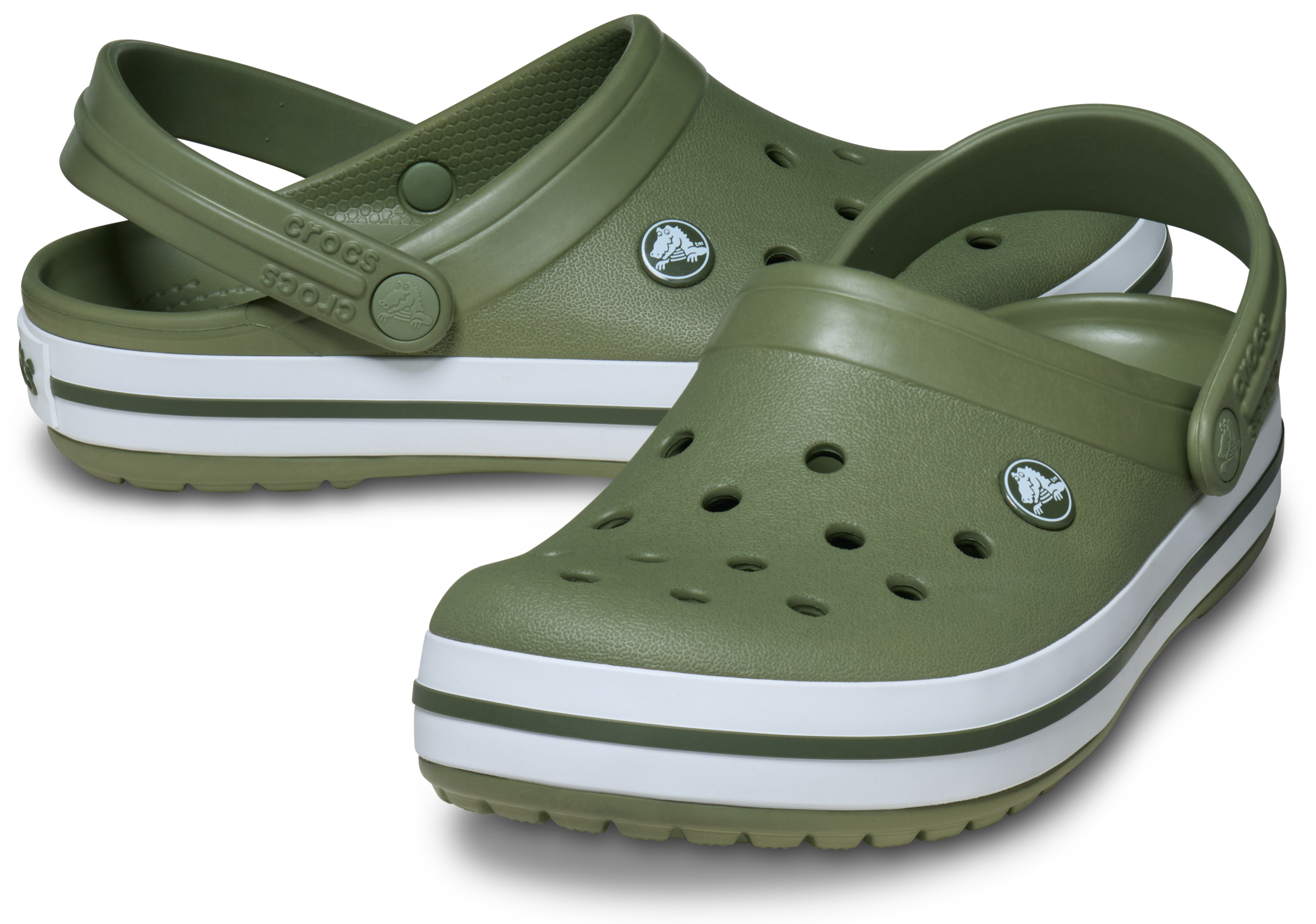 Crocs Clog »Crocband«  Sommerschuh, Gartenschuh, Poolslides, mit farbiger Laufsohle