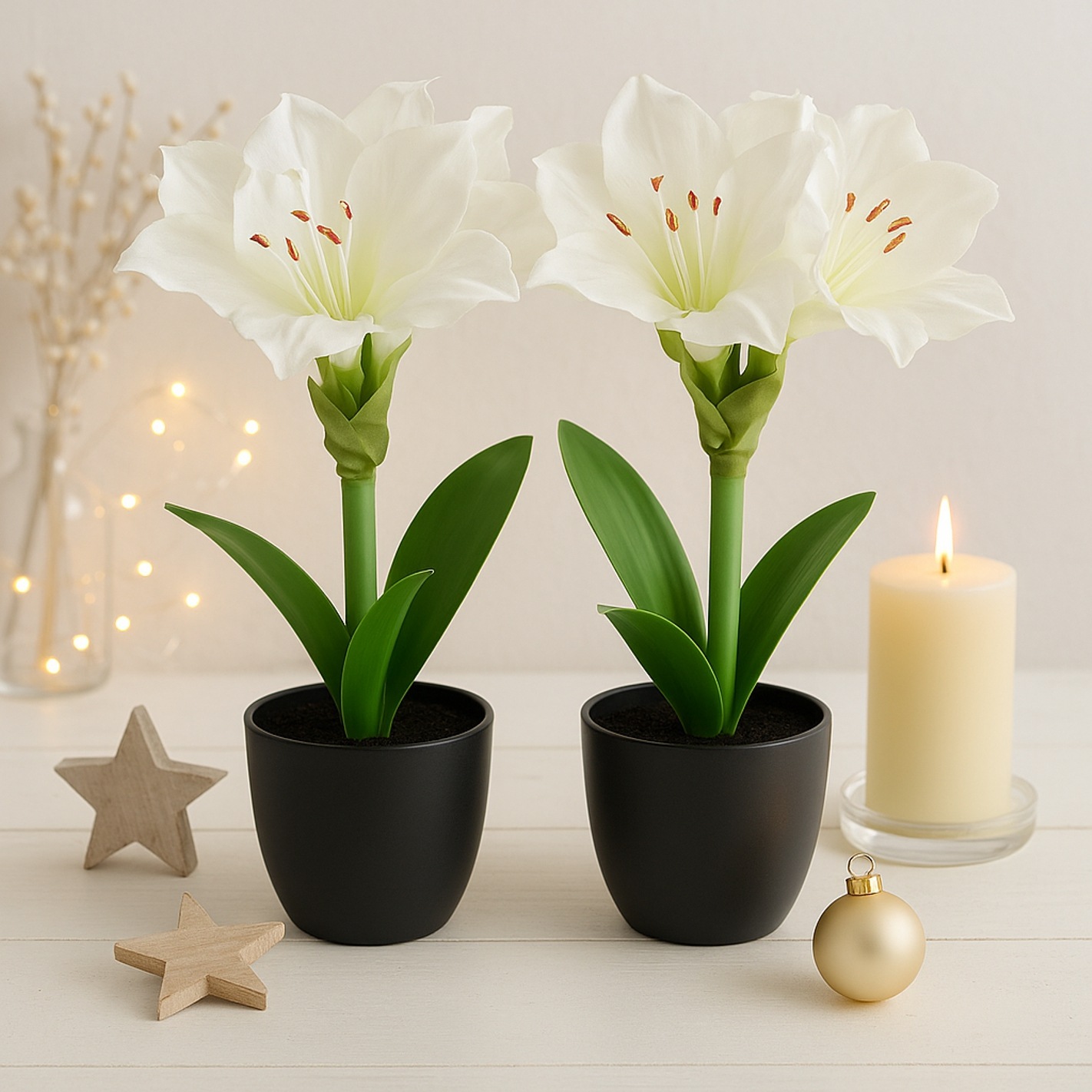 I.GE.A. Kunstblume »Amaryllis im Topf« günstig online kaufen