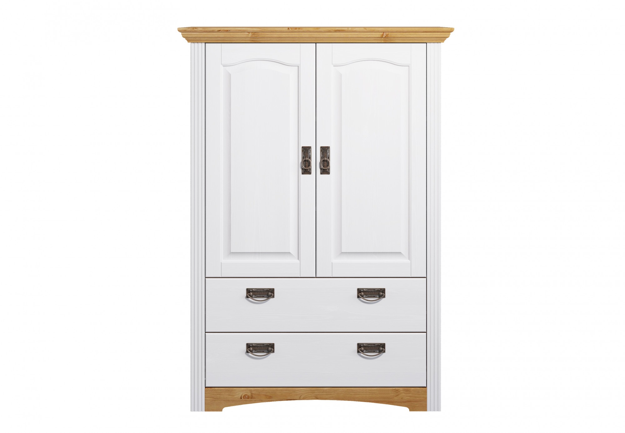 Home affaire Wäscheschrank »Konrad«, (2 Breiten: 94/133 cm H/T ca. 132/39 cm), aus massiver Kiefer, mit viel Stauraum
