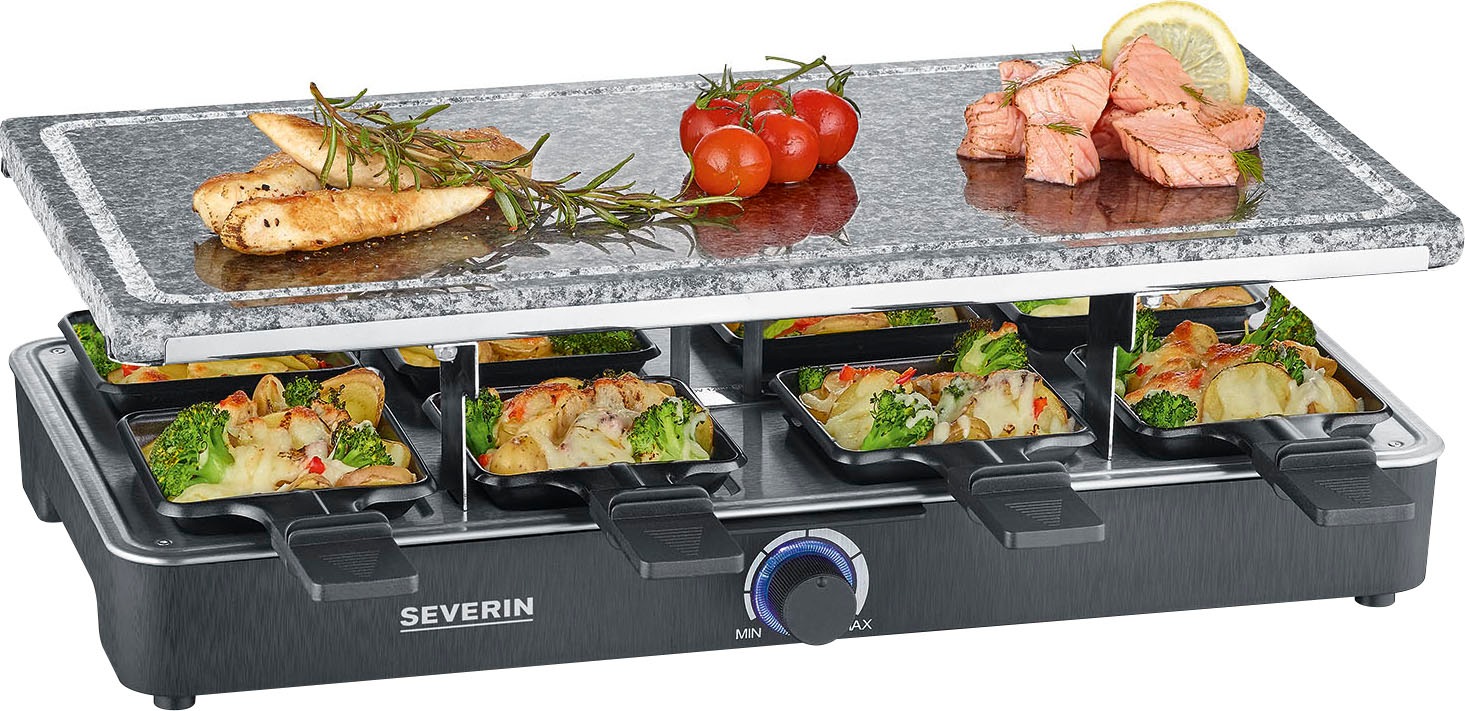 Severin Raclette »RG 2378«, 8 St. Raclettepfännchen, 1300 W