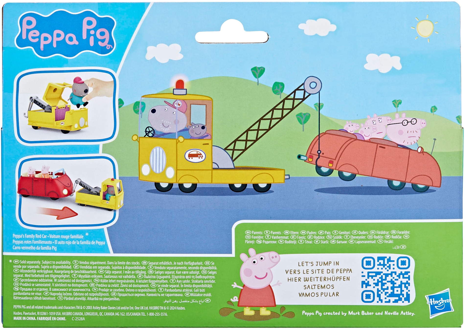 Hasbro Spielzeug-LKW »Peppa Pig, Opa Kläffs Abschleppwagen«, inklusive Figur