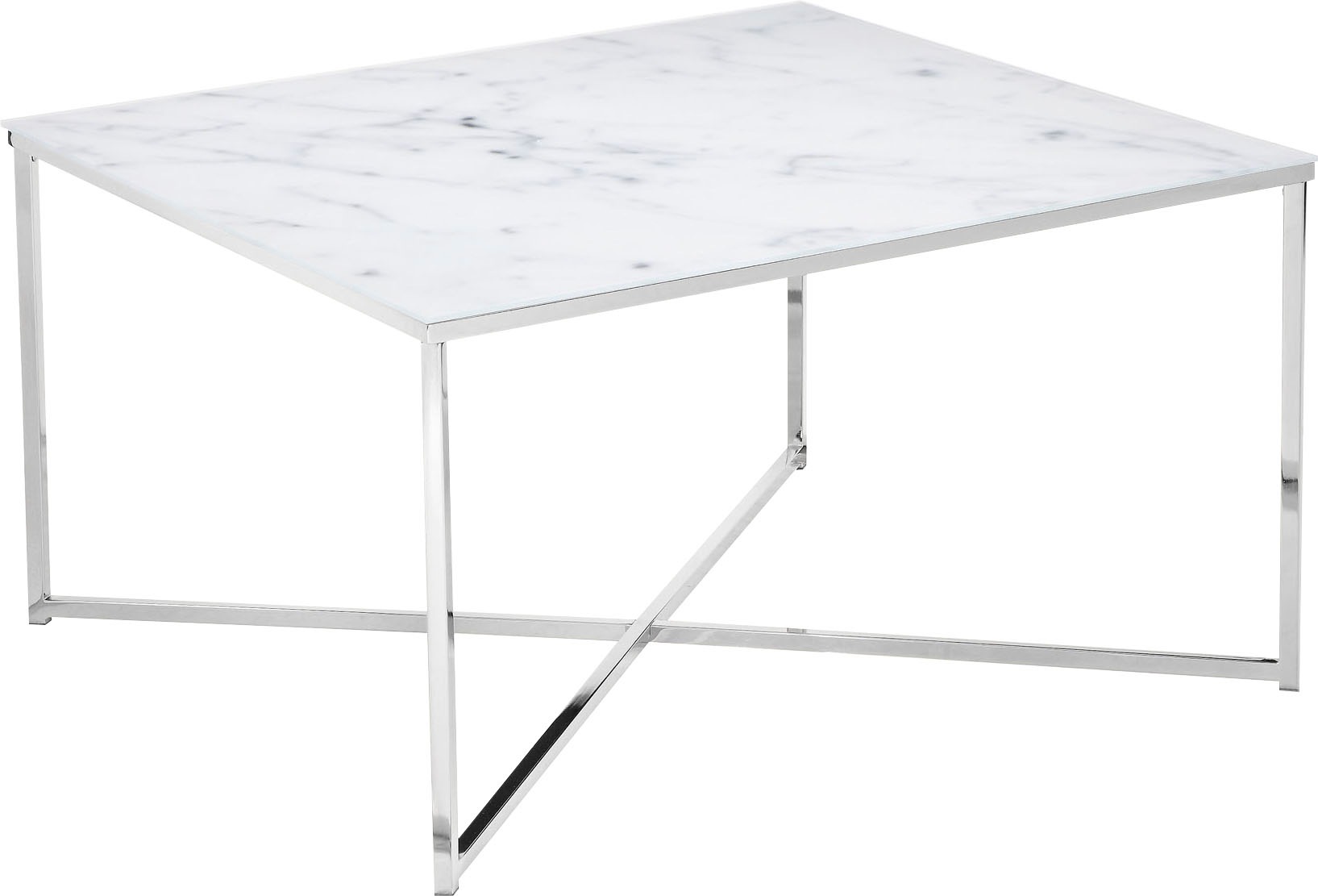 SalesFever Couchtisch, Tischplatte in Marmoroptik