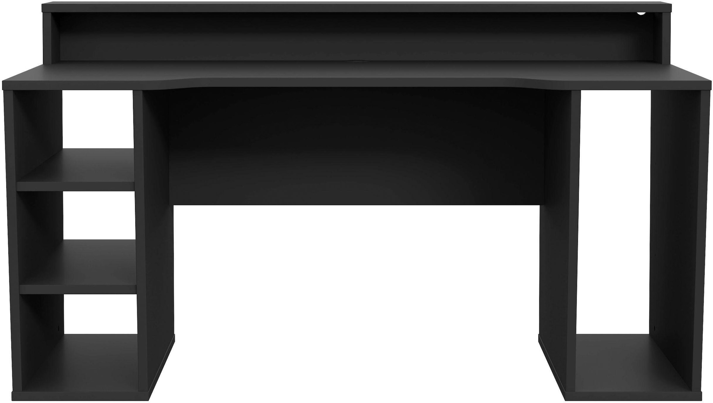 FORTE Gamingtisch »Ayo«, mit LED-RGB Beleuchtung, moderner Schreibtisch, Breite  140 cm auf Rechnung bestellen