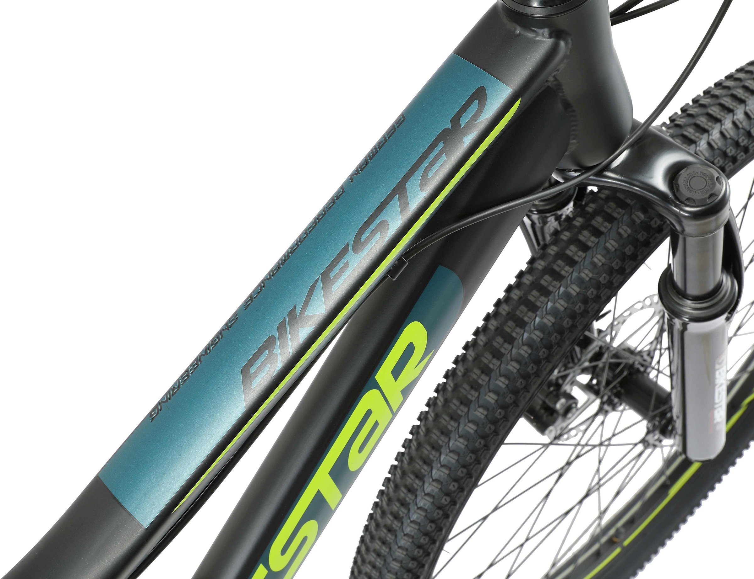 Bikestar Mountainbike, 21 Gang, Shimano, RD-TY300 Schaltwerk, Kettenschaltung, für Damen und Herren, Kettenschaltung