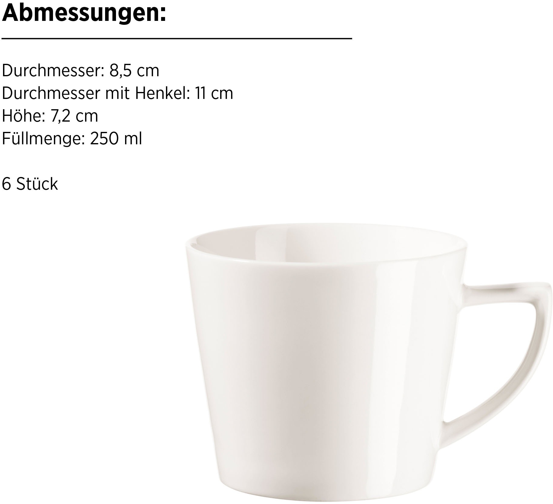 MÄSER Kaffeeservice »SITA, Kaffeeservice, Porzellan«, (Set, 18 tlg.), Geschirr-Set, Service