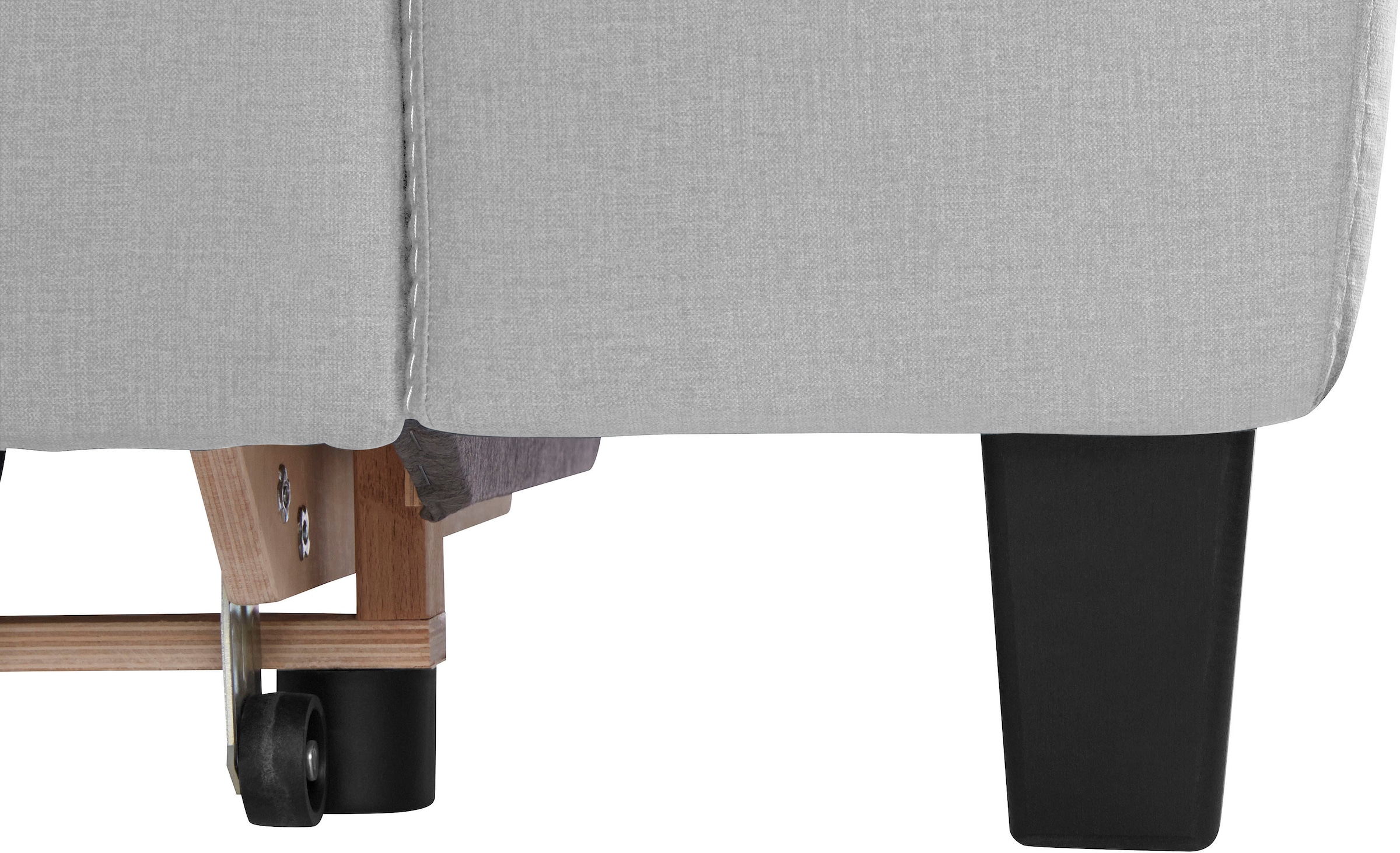 COTTA Ecksofa »Morven L-Form mit Kopfteilverstellung«, wahlweise mit Bettfunktion, Bettkasten & Wireless-Charger