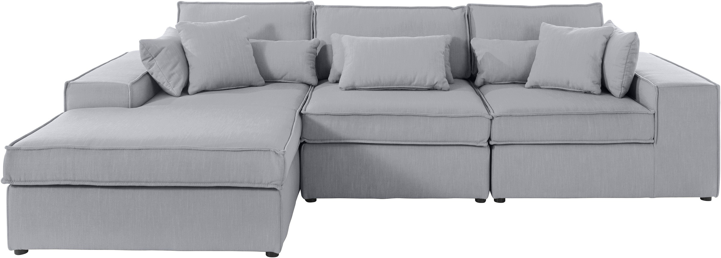 RAUM.ID Ecksofa »Florid L-Form«, 3 Teile, bestehend aus Modulen, viele Bezugsqualitäten, auch in Cord