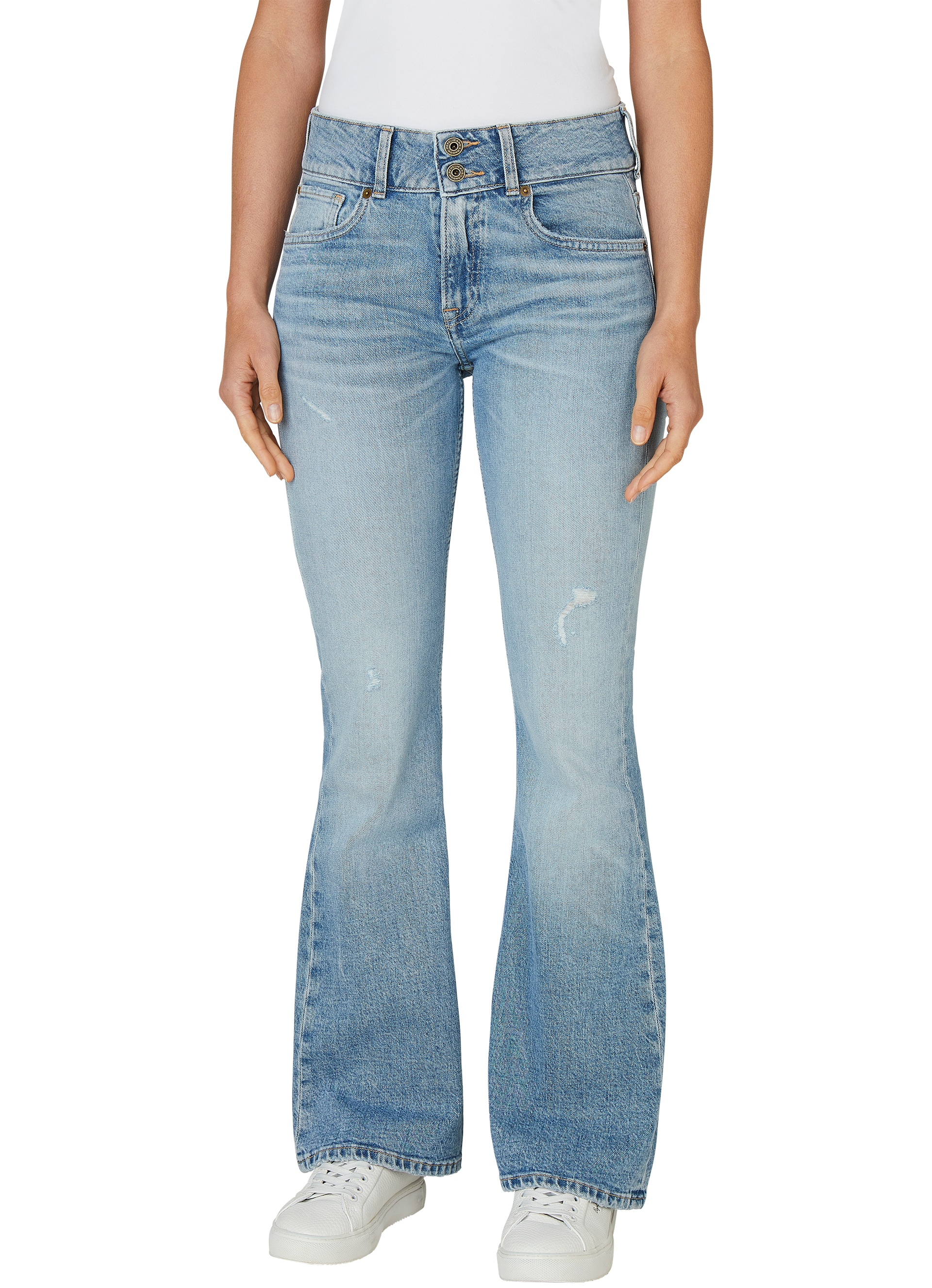 Pepe Jeans 5-Pocket-Jeans »FLARE JEANS MW VENUS« im Flared Fit