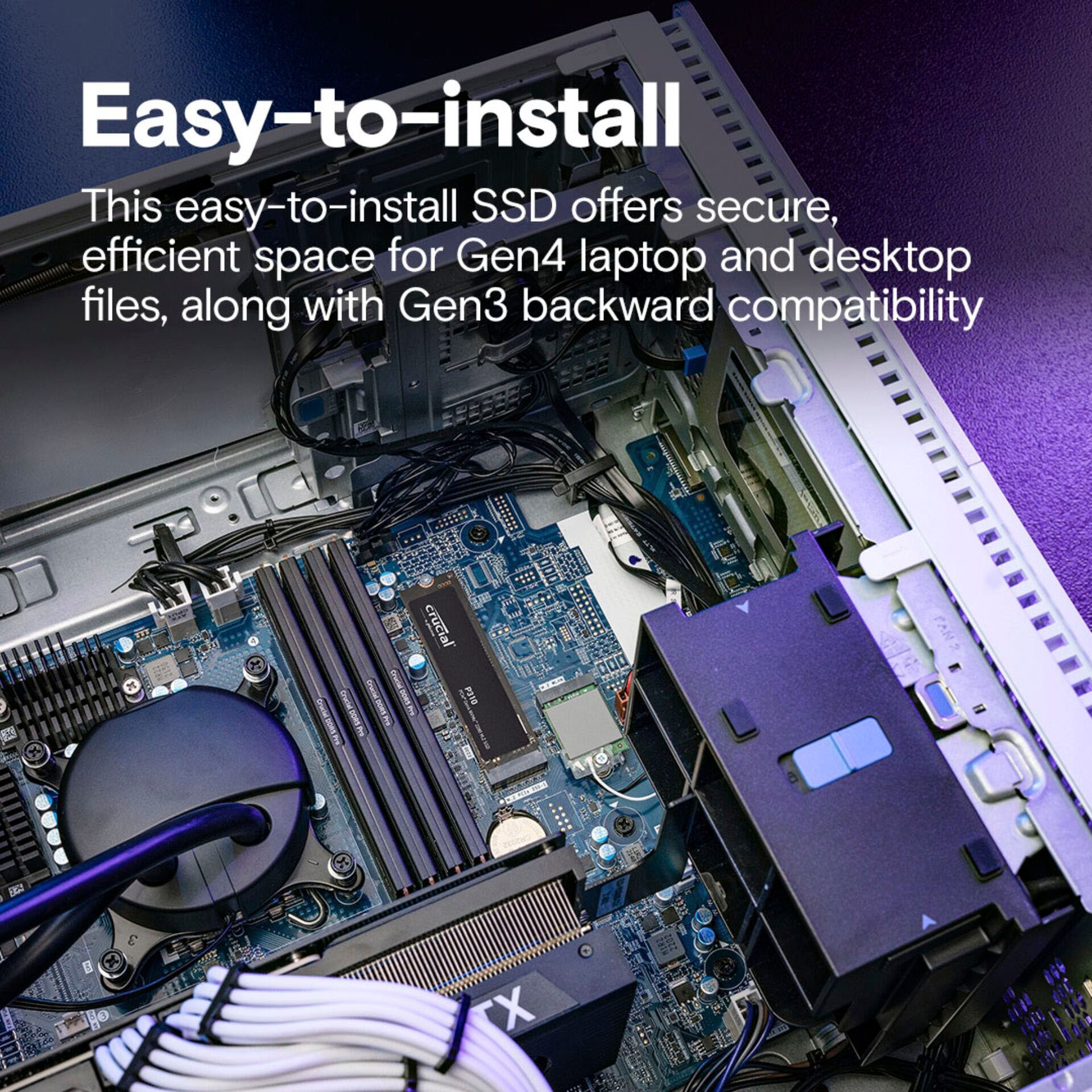 Crucial SSD-Festplatte »P310 Gen4 2280 1TB« 1000 GB Anschluss M.2 (2880)