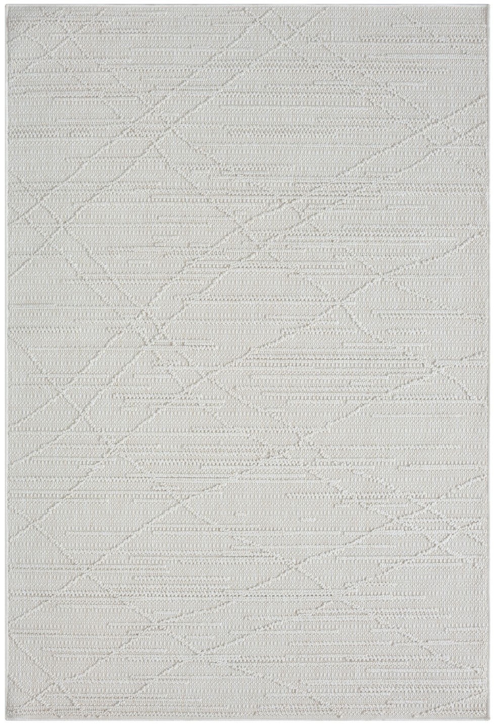 Myflair Möbel & Accessoires Teppich »Plush Lagerräumung«, rechteckig, 8 mm Höhe, Uni Farben, Hoch-Tief Effekt, Outdoor geeignet, Balkon, Terrasse