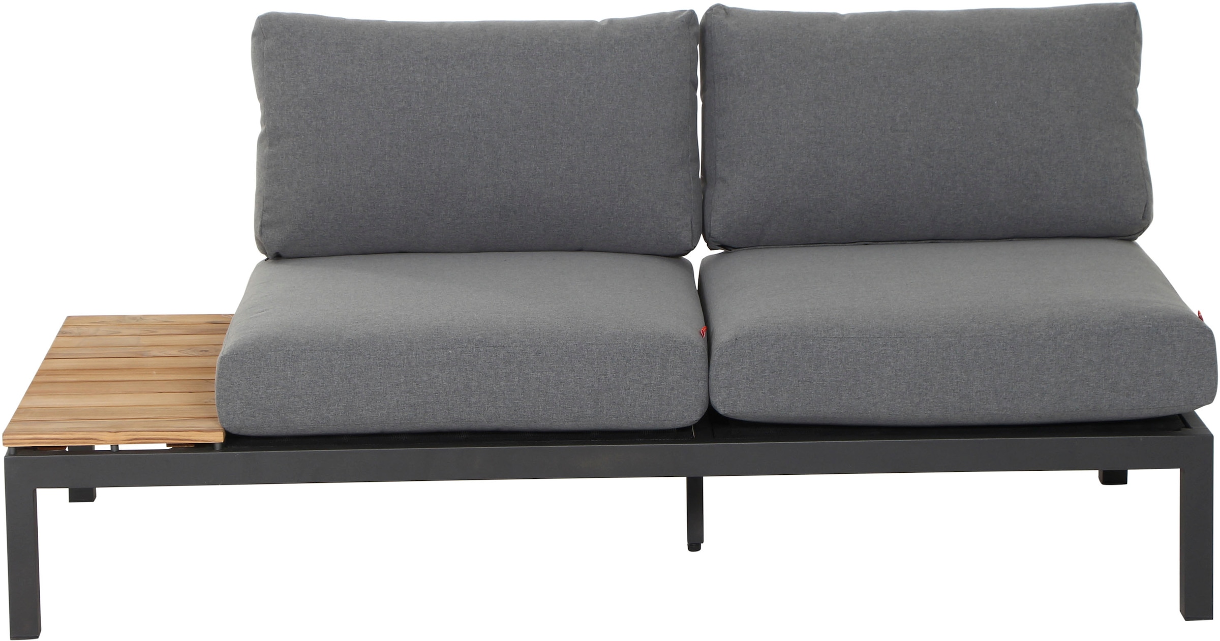 Siena Garden Gartenlounge-Set »Alvida«, (Set, 15 tlg.), best. aus 2 Sofas, 1 Ecksofa, 1 Tisch und 12 Kissen