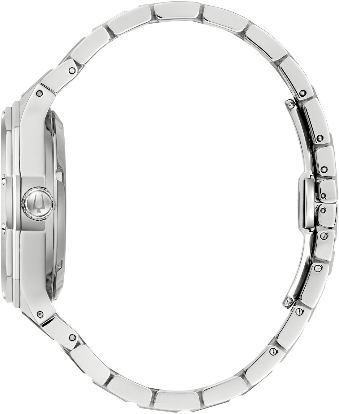 Bulova Automatikuhr Armbanduhr, Herrenuhr, Mechanische Uhr, Edelstahlarmband, analog, Tag