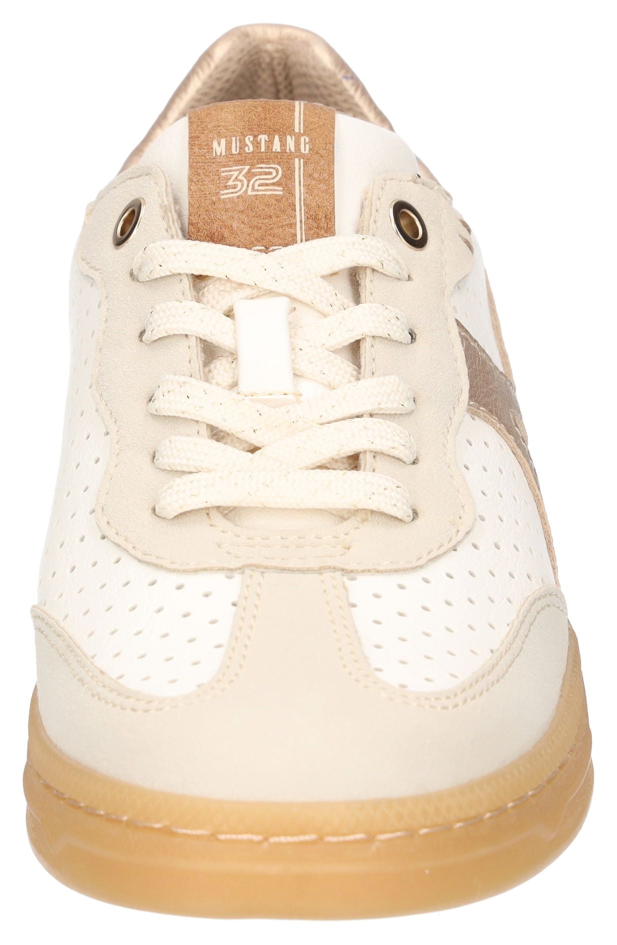 Mustang Shoes Sneaker, Retro Sneaker, Schnürschuh mit modischen Applikationen