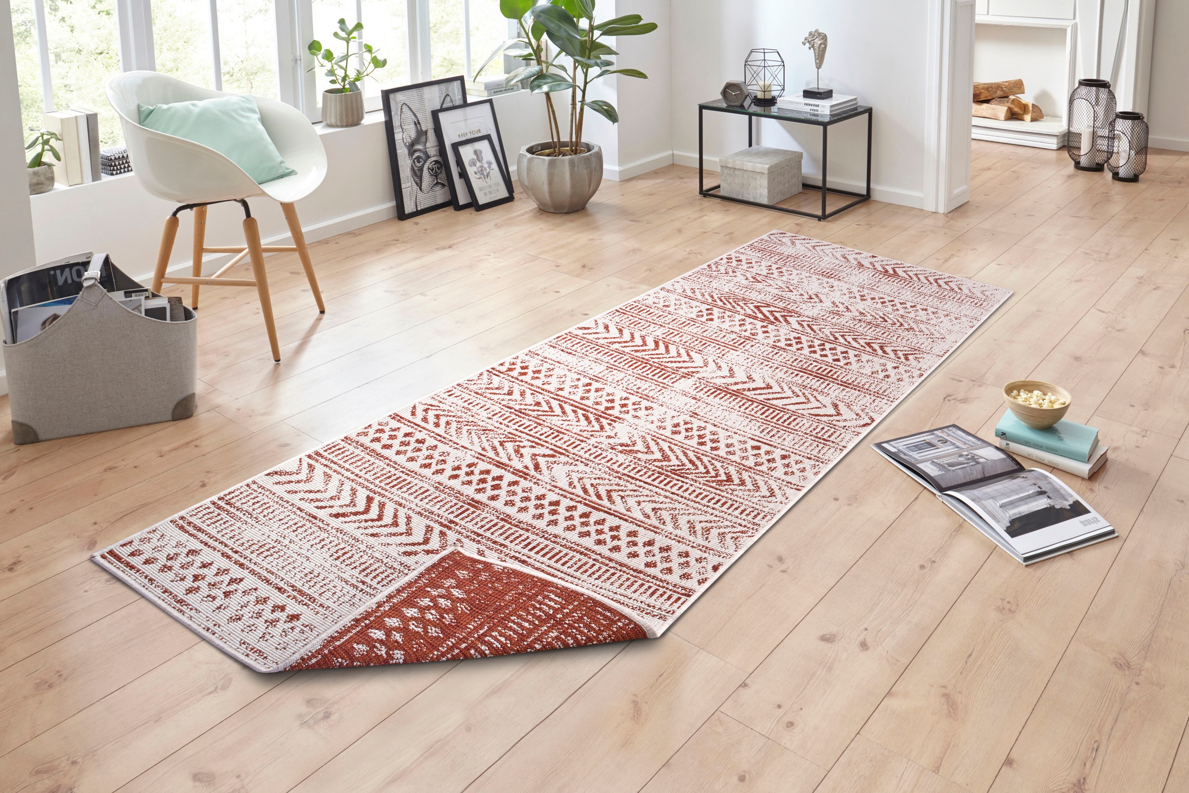 NORTHRUGS Teppich »BIRI Wendeteppich«, rechteckig, 5 mm Höhe, In-& Outdoor, günstig online kaufen