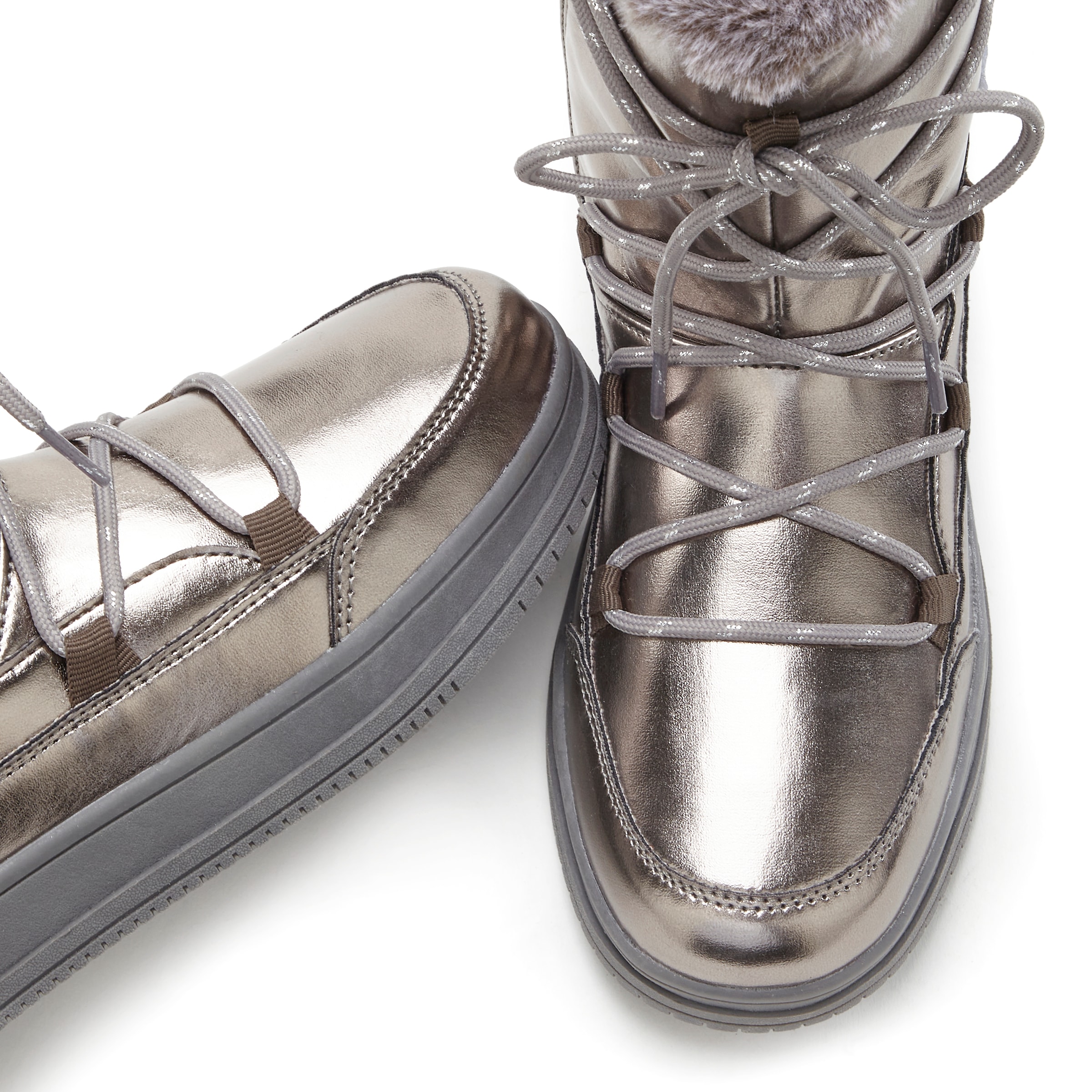 LASCANA Winterboots, mit Warmfutter & Glitzerdetail, Snow Boots, Winterstiefel, Stiefelette
