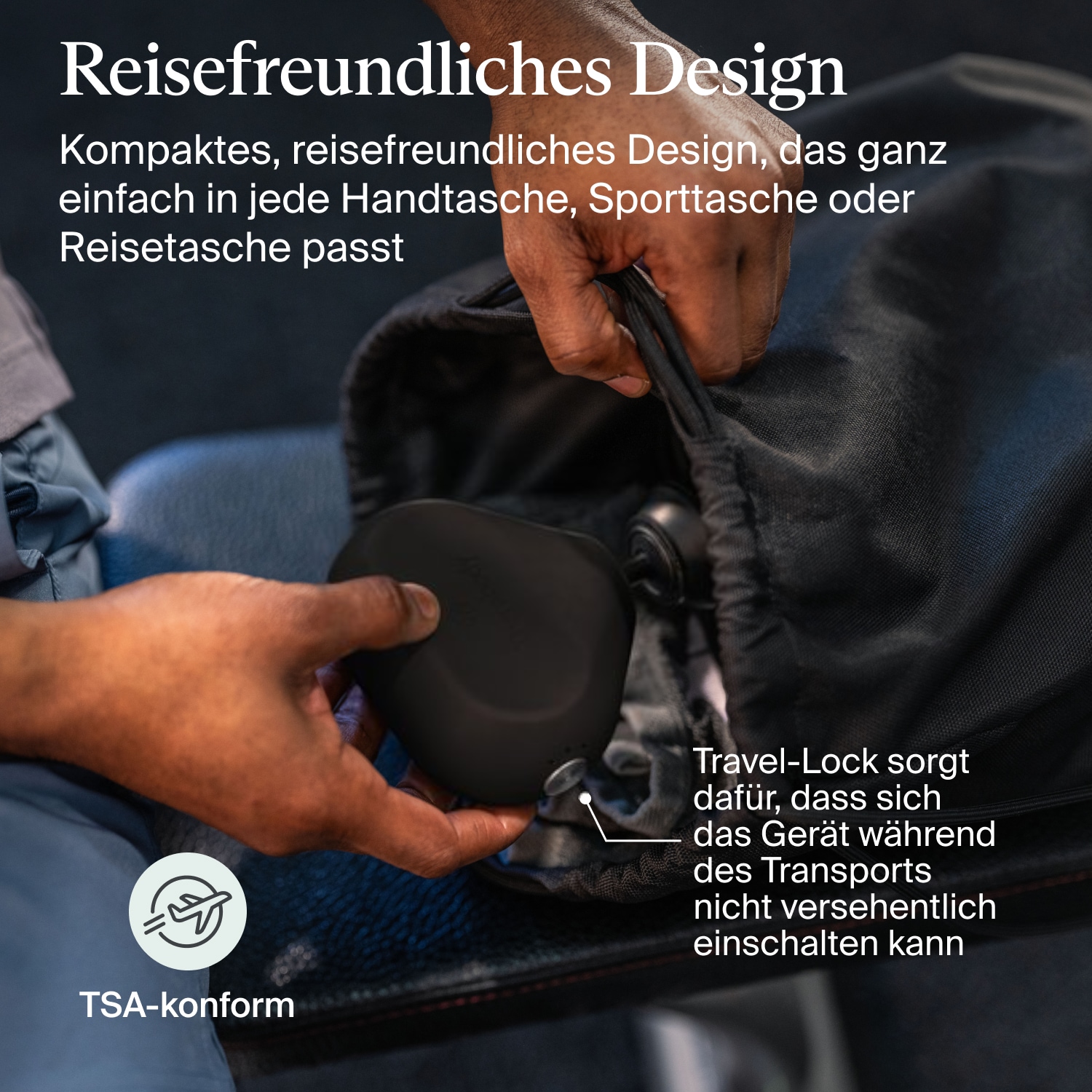 Therabody Massagepistole »Theragun Mini 3.0 Schmerzlinderung, Erholung, Stressreduktion«, App-Steuerung, portabel, 3 Aufsätze