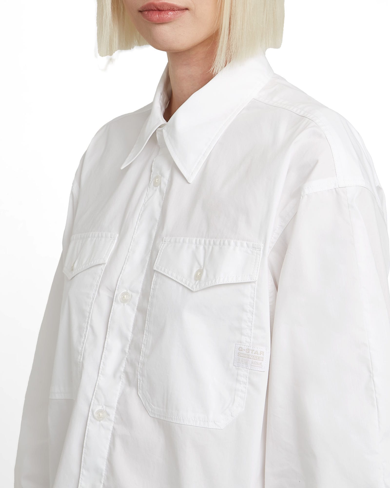 G-STAR Langarmshirt »Boxy Hemd«