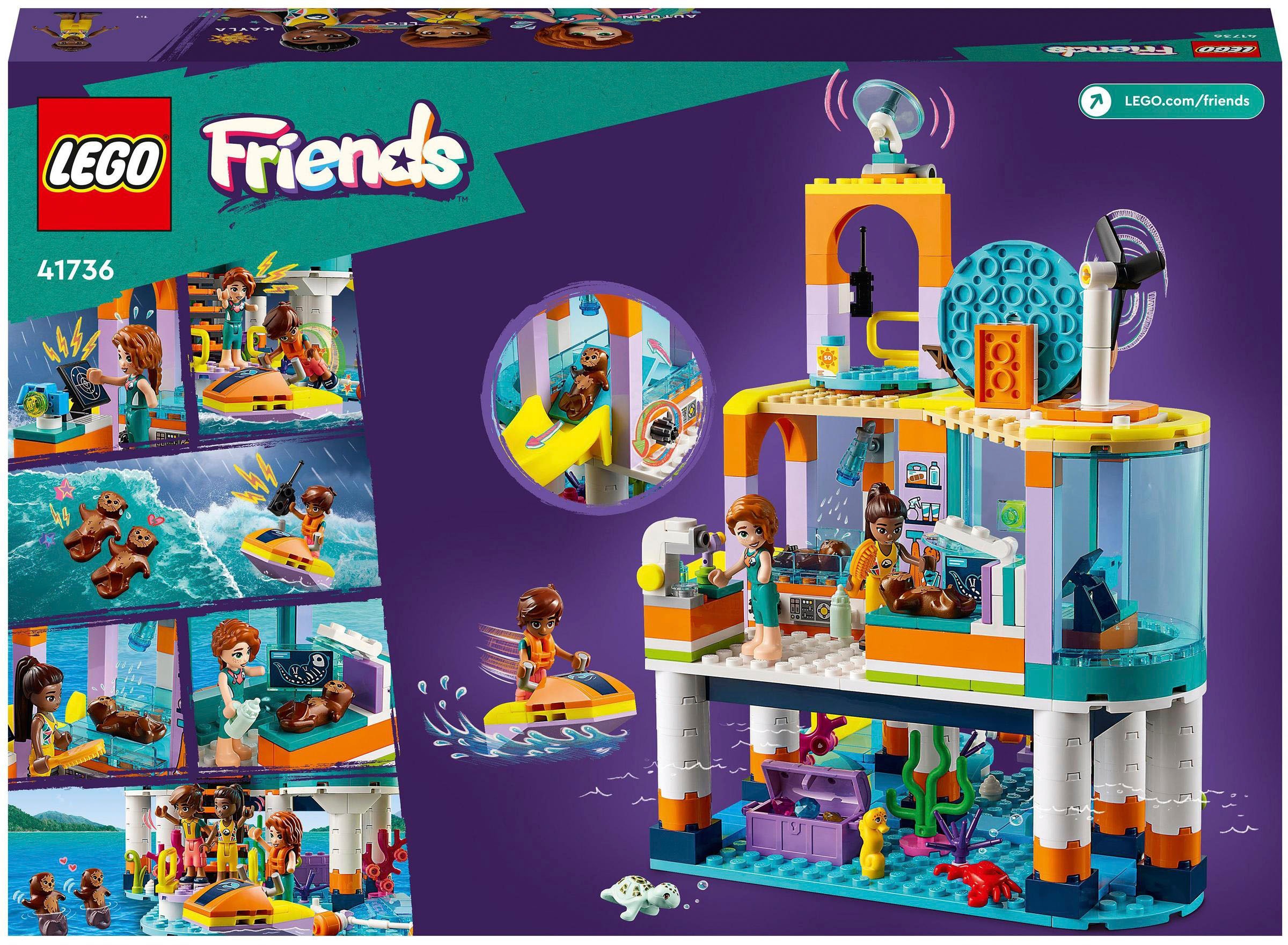 LEGO® Konstruktionsspielsteine »Seerettungszentrum (41736), LEGO® Friends«, (376 St.), Made in Europe