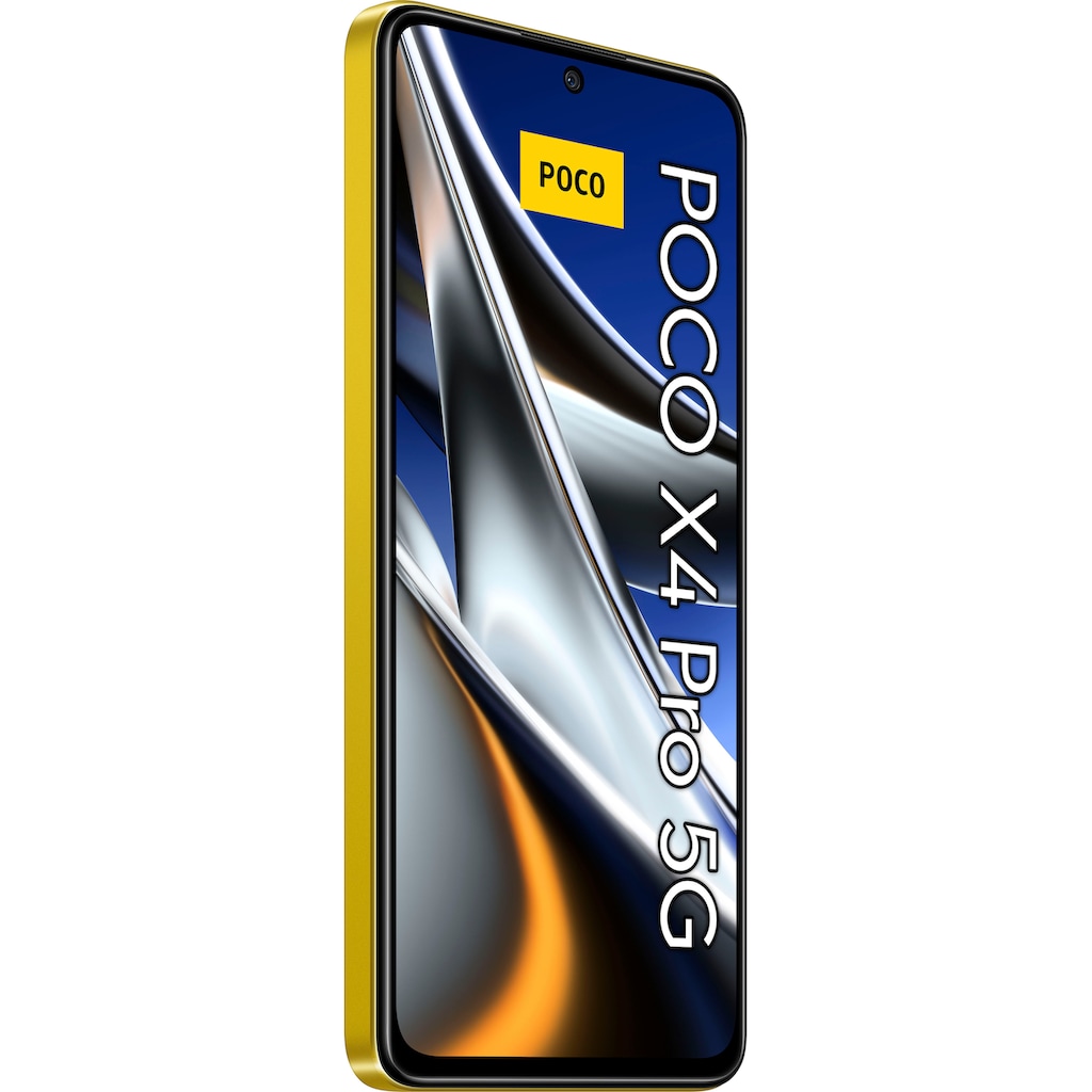 Xiaomi Smartphone »POCO X4 Pro 5G«, POCO Yellow, 16,94 cm/6,67 Zoll, 256 GB Speicherplatz, 108 MP Kamera